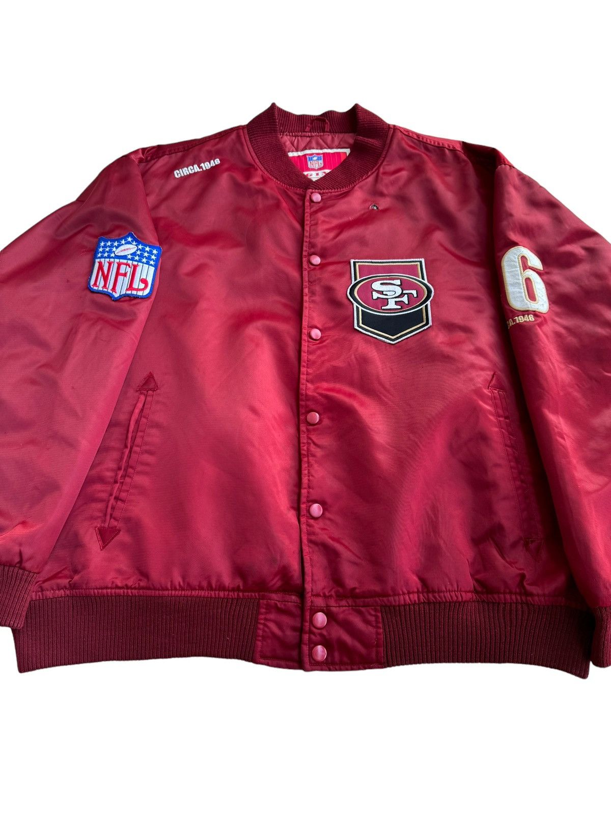 NFL VINTAGE NFL 49 ERS SAN FRANCISCO BOMBER JACKET Size US XL / EU 56 / 4 - 8 Thumbnail