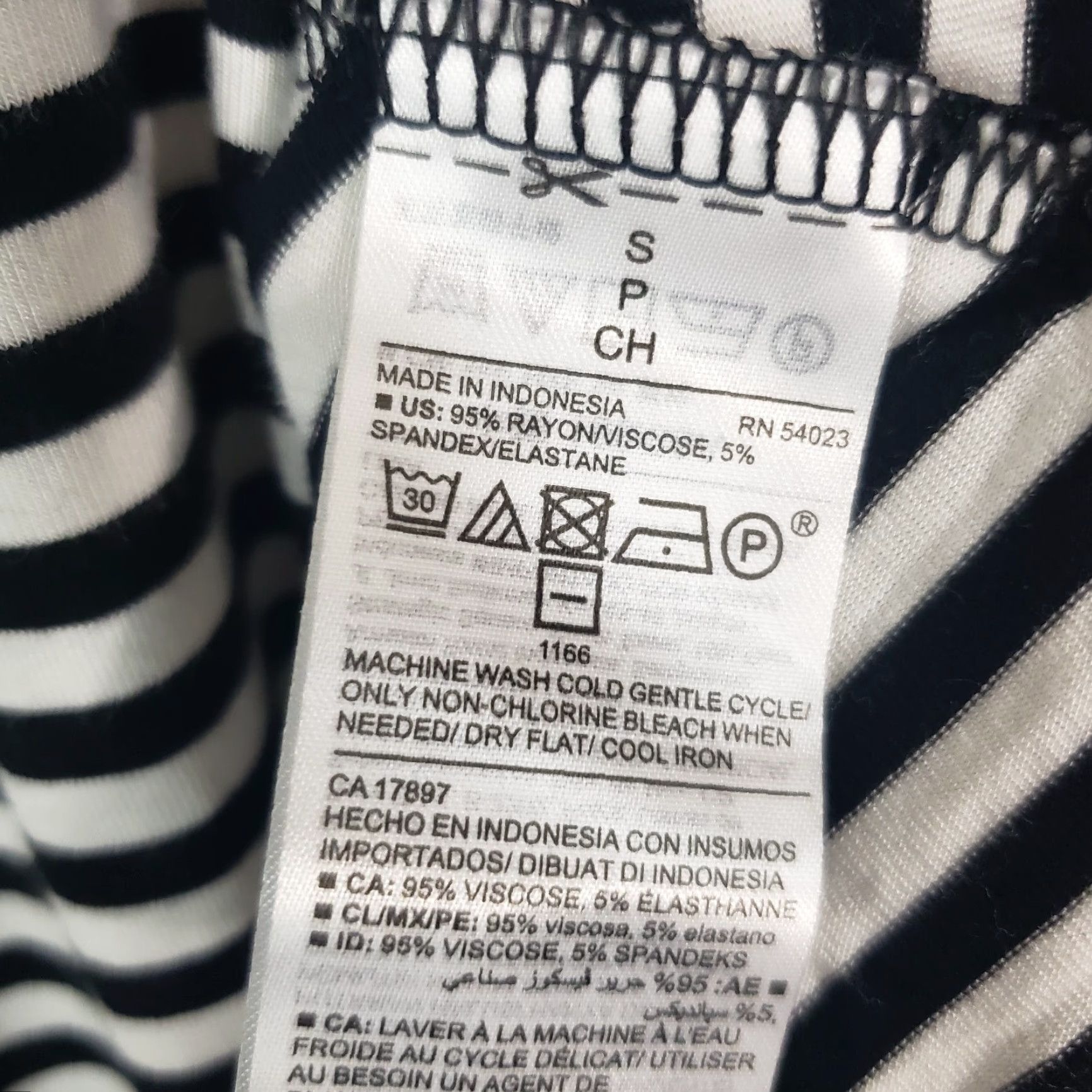 Old Navy Old Navy Womens Tank Dress Sz Small Black White Stripe Rayon Blend Size S / US 4 / IT 40 - 5 Thumbnail