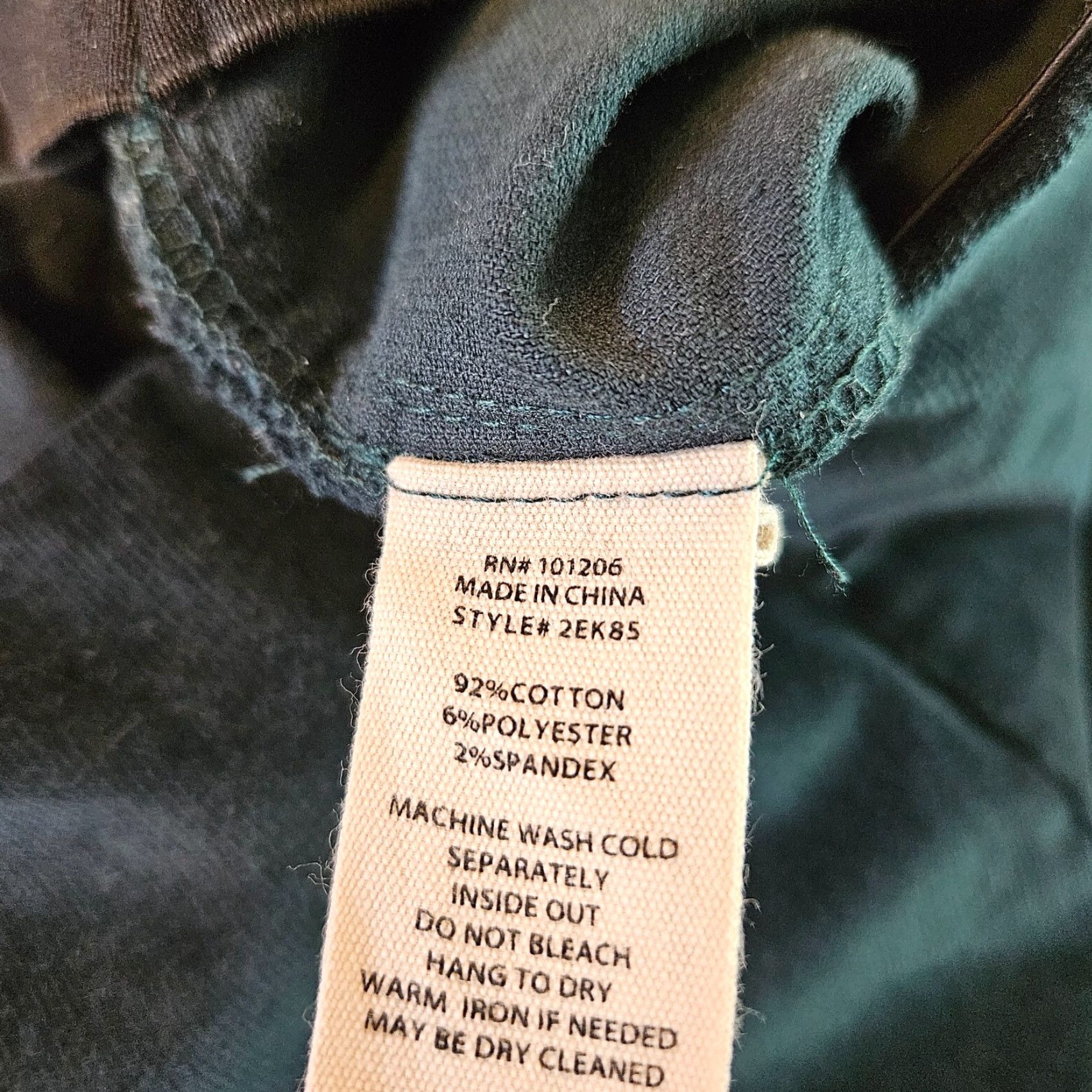 Soft Surroundings Soft Surroundings Womens Flare Corduroy Pants Sz Medium Dark Green Pull On Size 32" / US 10 / IT 46 - 6 Thumbnail