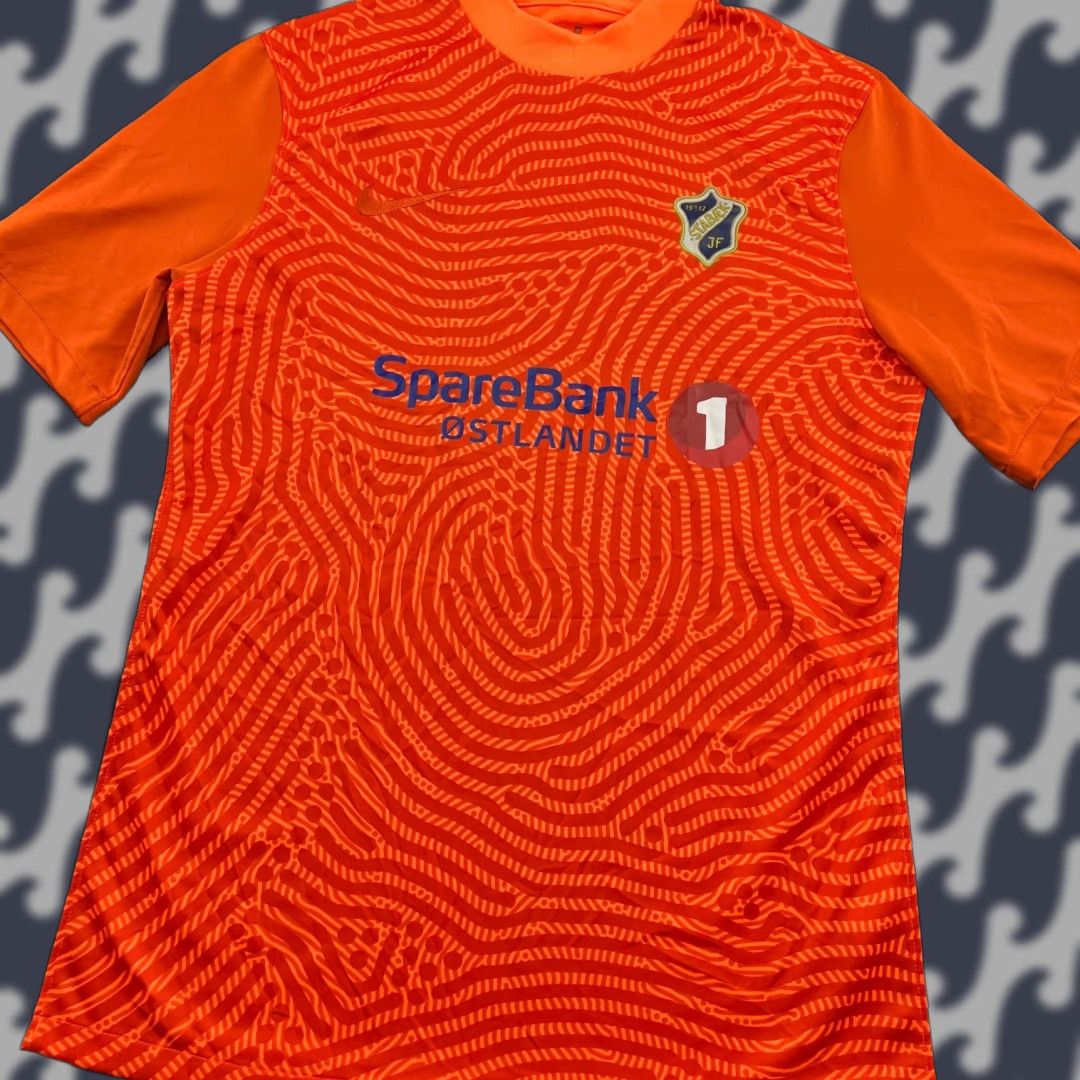 Nike Nike Stabaek 2020 2021 Goalkeeper Marius Amundsen Jersey Football Mens Medium Orange Shirt M Mens Nike Size US M / EU 48-50 / 2 - 1 Thumbnail