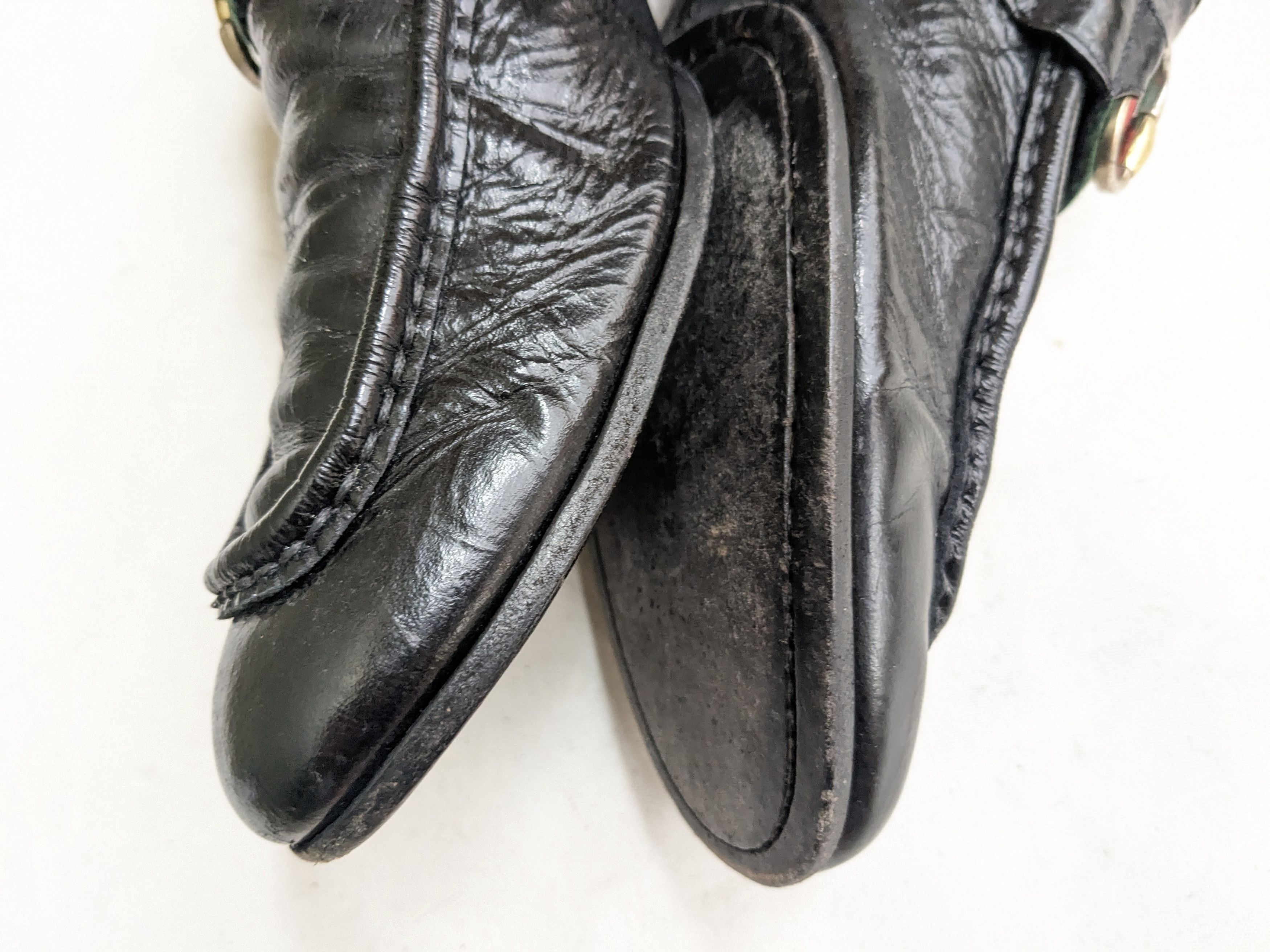 Gucci Gucci Horsebit Loafers Black Leather 9 Snaffle Mules Size US 9 / EU 42 - 12 Thumbnail
