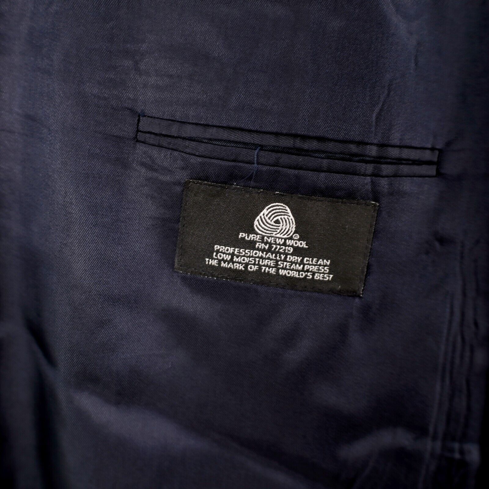 Pronto Uomo Pronto Uomo Comfort Stretch Worsted Wool Black 2 Button Suit Size 48L - 12 Thumbnail