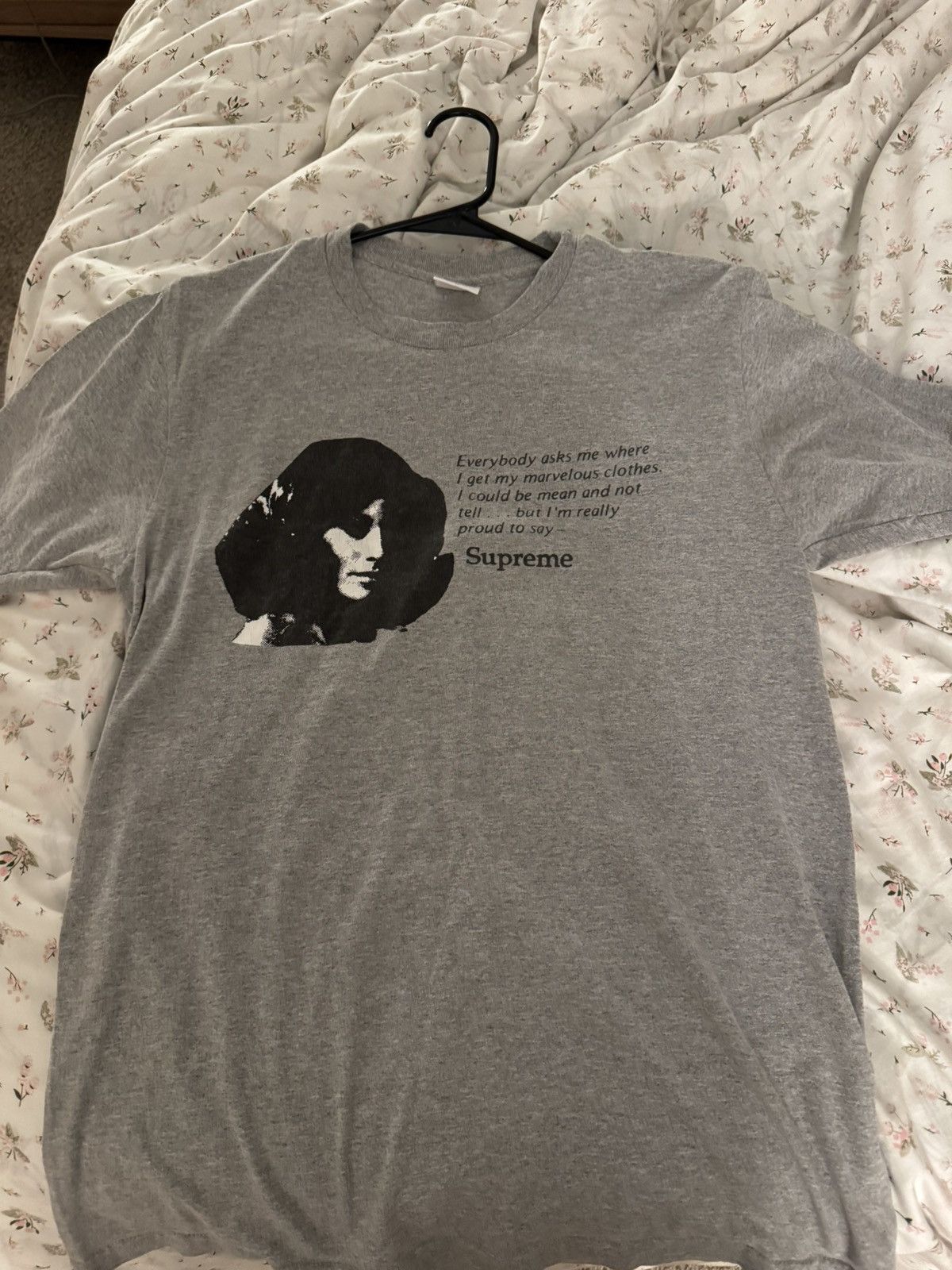 Supreme Supreme Mean Tee Grey Size US M / EU 48-50 / 2 - 1 Thumbnail