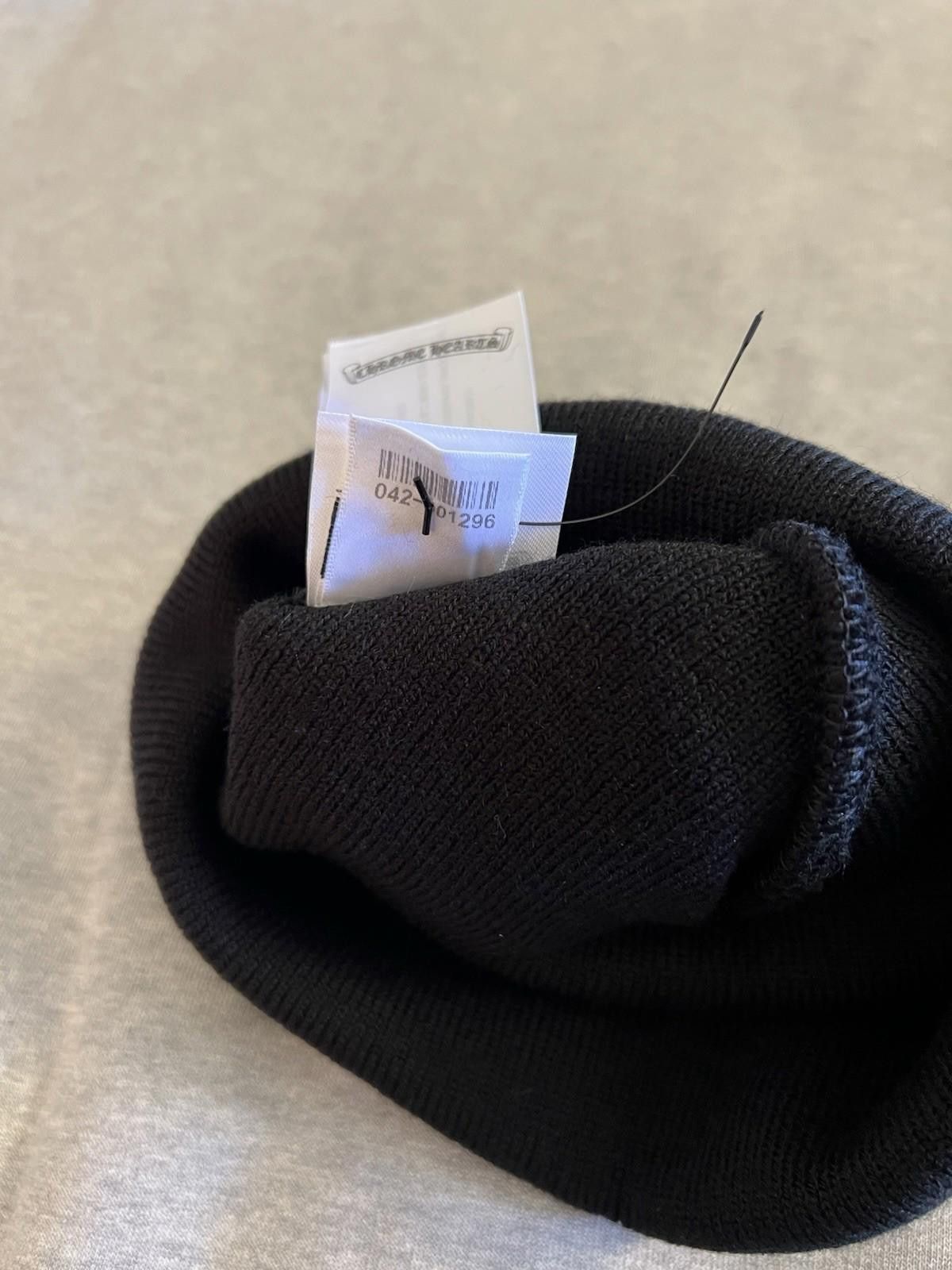 Chrome Hearts Chrome Hearts CH Logo Beanie Black Size ONE SIZE - 5 Thumbnail