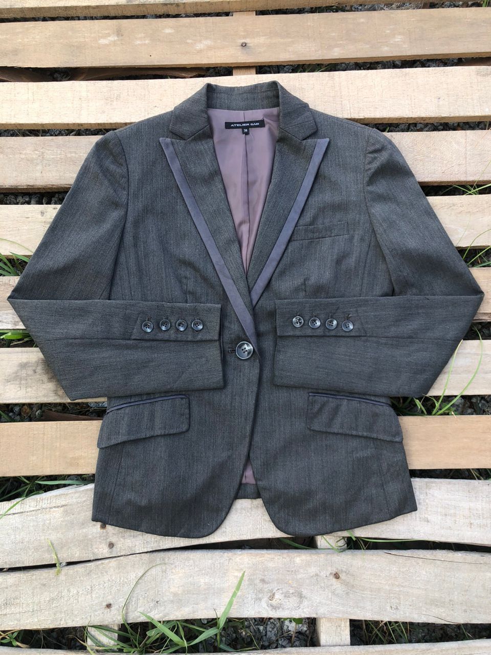 Japanese Brand Atelier Sab Blazer Jacket Size XS / US 0-2 / IT 36-38 - 1 Thumbnail