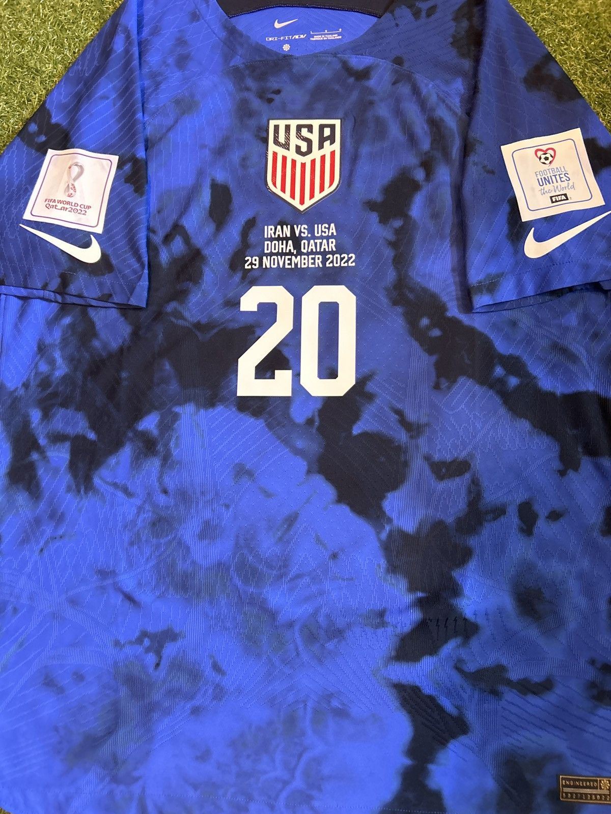 Nike 22/23 USA Carter-Vickers Away Shirt Size US L / EU 52-54 / 3 - 2 Thumbnail