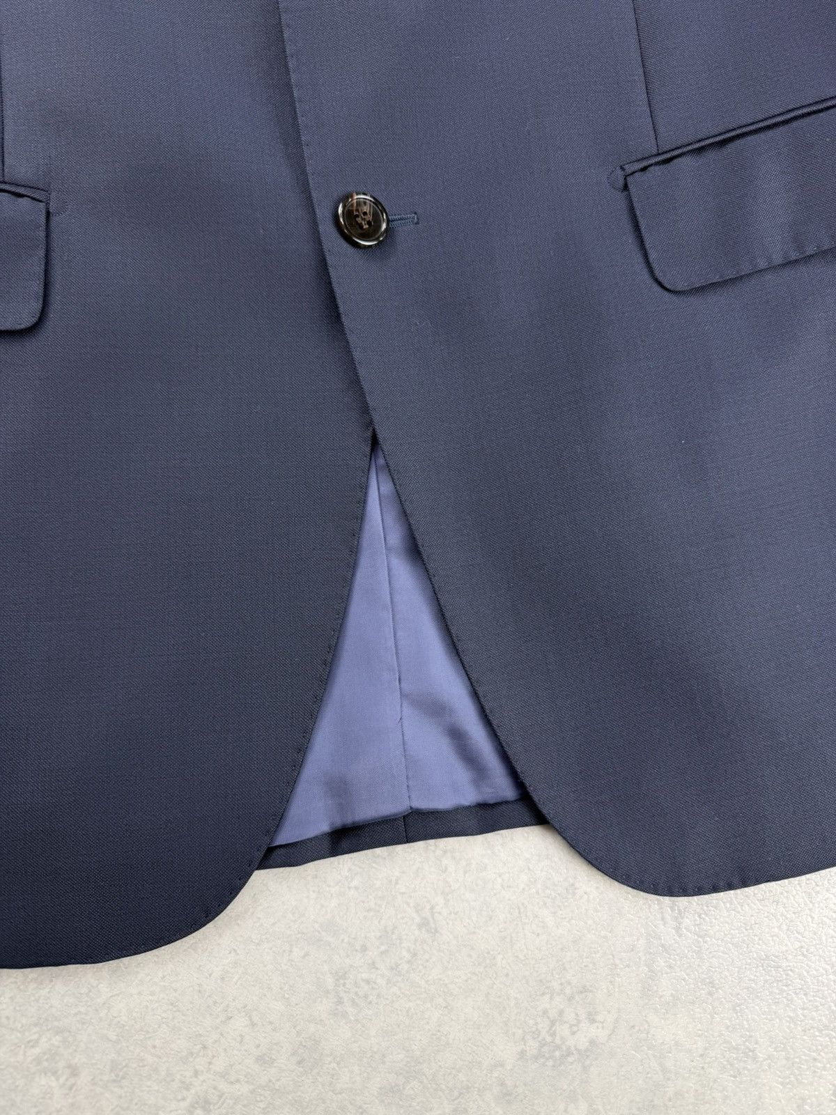 Suitsupply Suitsupply Blue Wool Blazer Super 110s Mens Size 40L - 4 Thumbnail