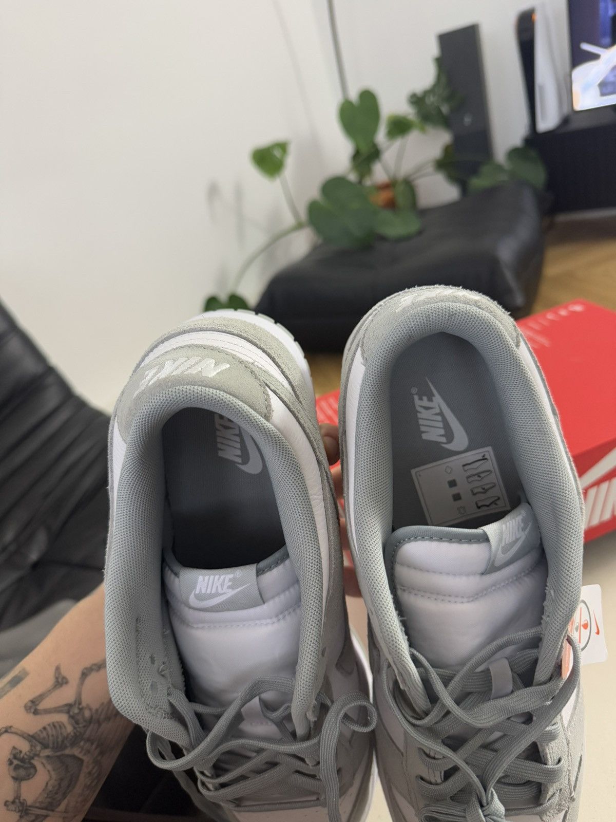 Nike RARE BIG SIZE 15US Nike Dunk Low Retro SE Sneakers Hype Grey Size US 15 / EU 48 - 3 Thumbnail