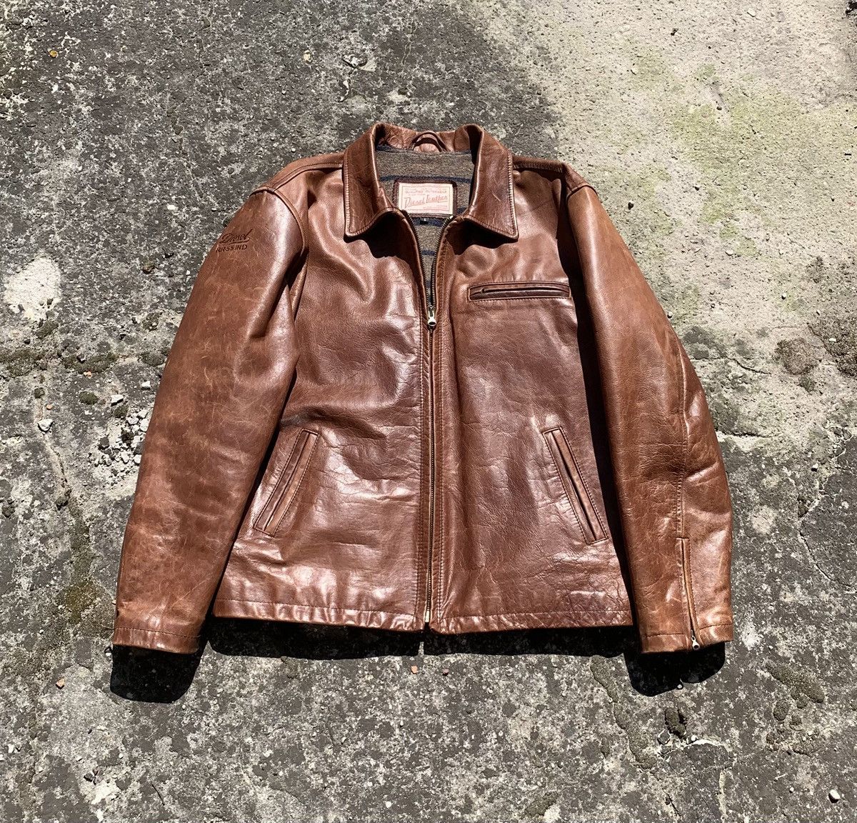 Diesel Leather Jacket 80s Vintage