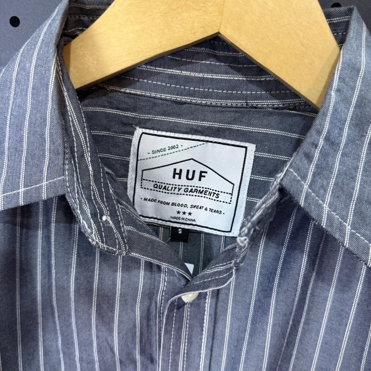 Huf HUF stripe hickory two pocket outer button up Size US M / EU 48-50 / 2 - 6 Thumbnail