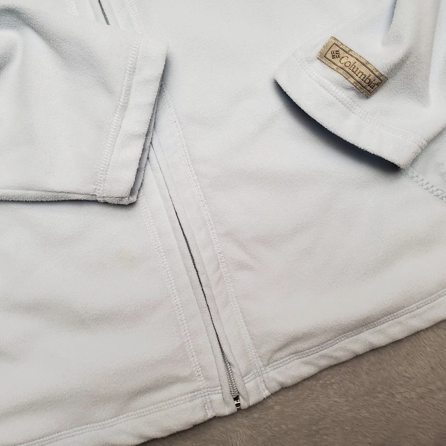Vintage Columbia Fleece Hoodie Womens XL Blue Full Zip Casual Outdoor Gorp Nature Camping Camp Size XL / US 12-14 / IT 48-50 - 2 Thumbnail