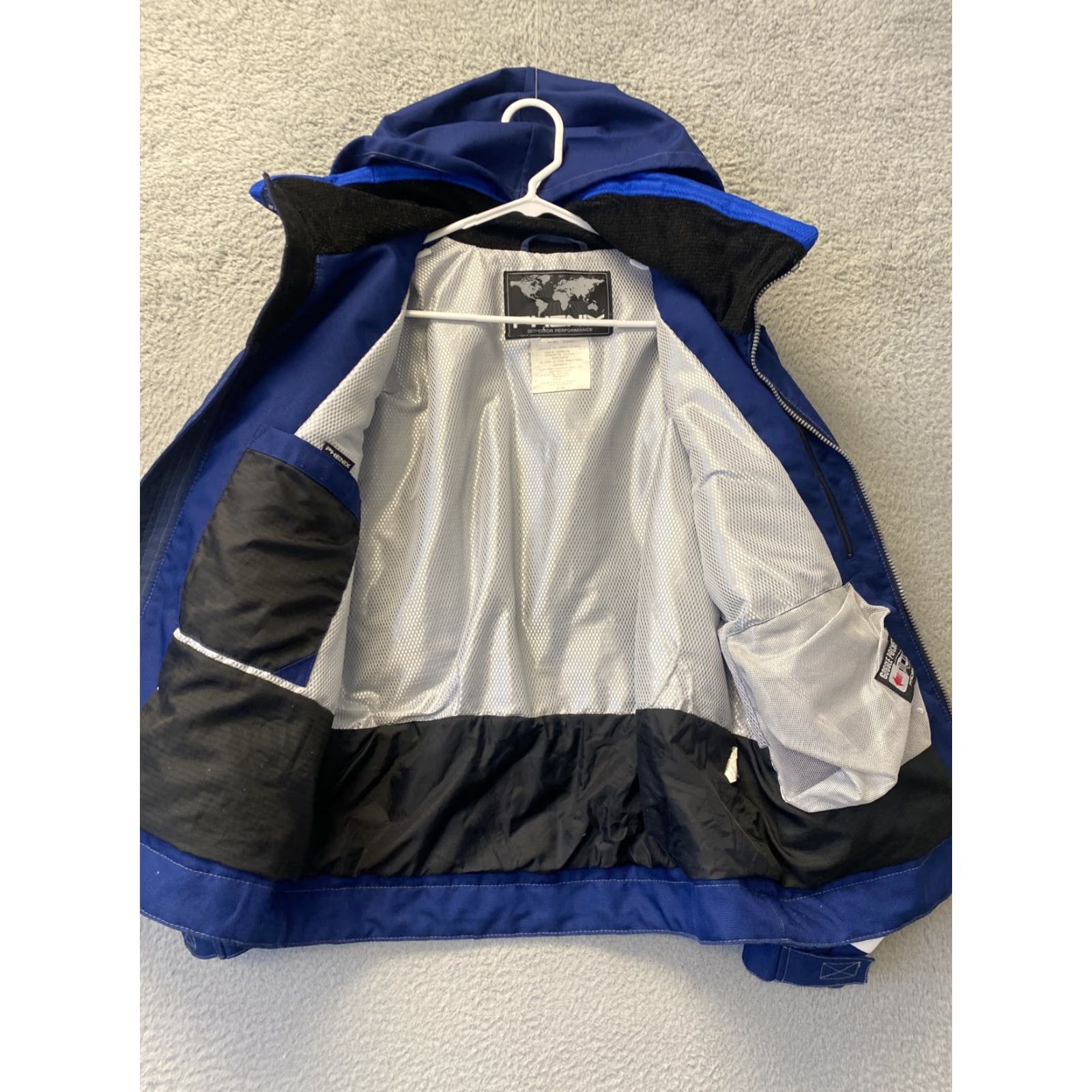 Vintage PHENIX Jacket Women Ski Snowboard Hooded Blue Black 8 Size Motorcycle Size M / US 6-8 / IT 42-44 - 6 Thumbnail