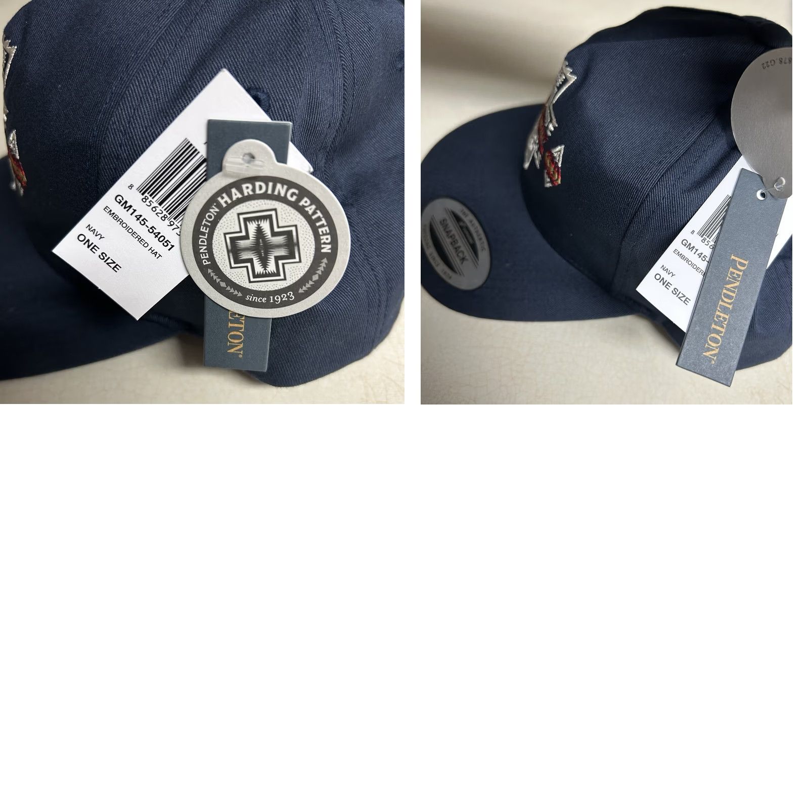 Pendleton VINTAGE Pendleton Harding Pattern Snapback Hat Embroidered Aztec Southwest Pattern Size ONE SIZE - 8 Thumbnail