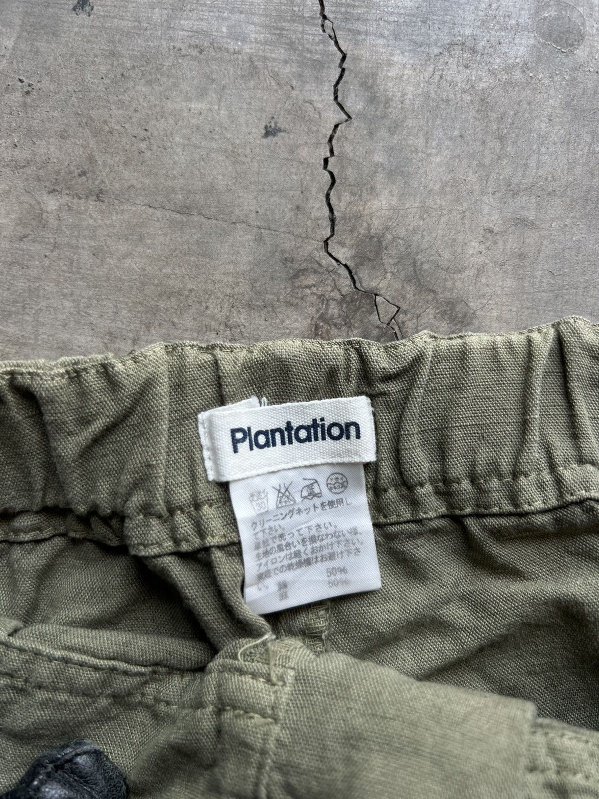 Issey Miyake Plantation Issey Miyake Green Smock Waist Trousers Size US 30 / EU 46 - 2 Thumbnail