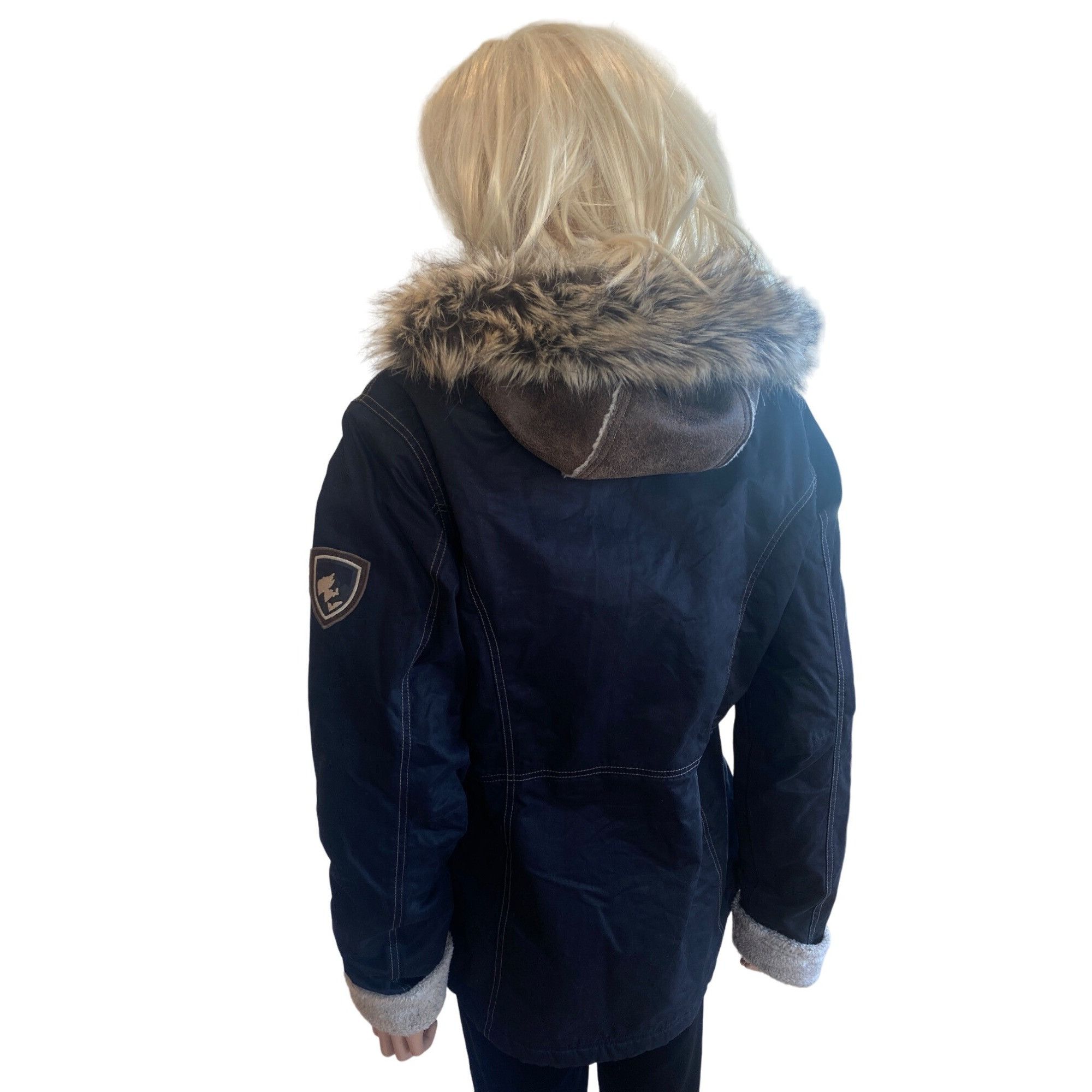 Kuhl NWT Kuhl Arktik Waxed Jacket L Faux Fur Sherling Fleece Hood Size L / US 10 / IT 46 - 13 Thumbnail