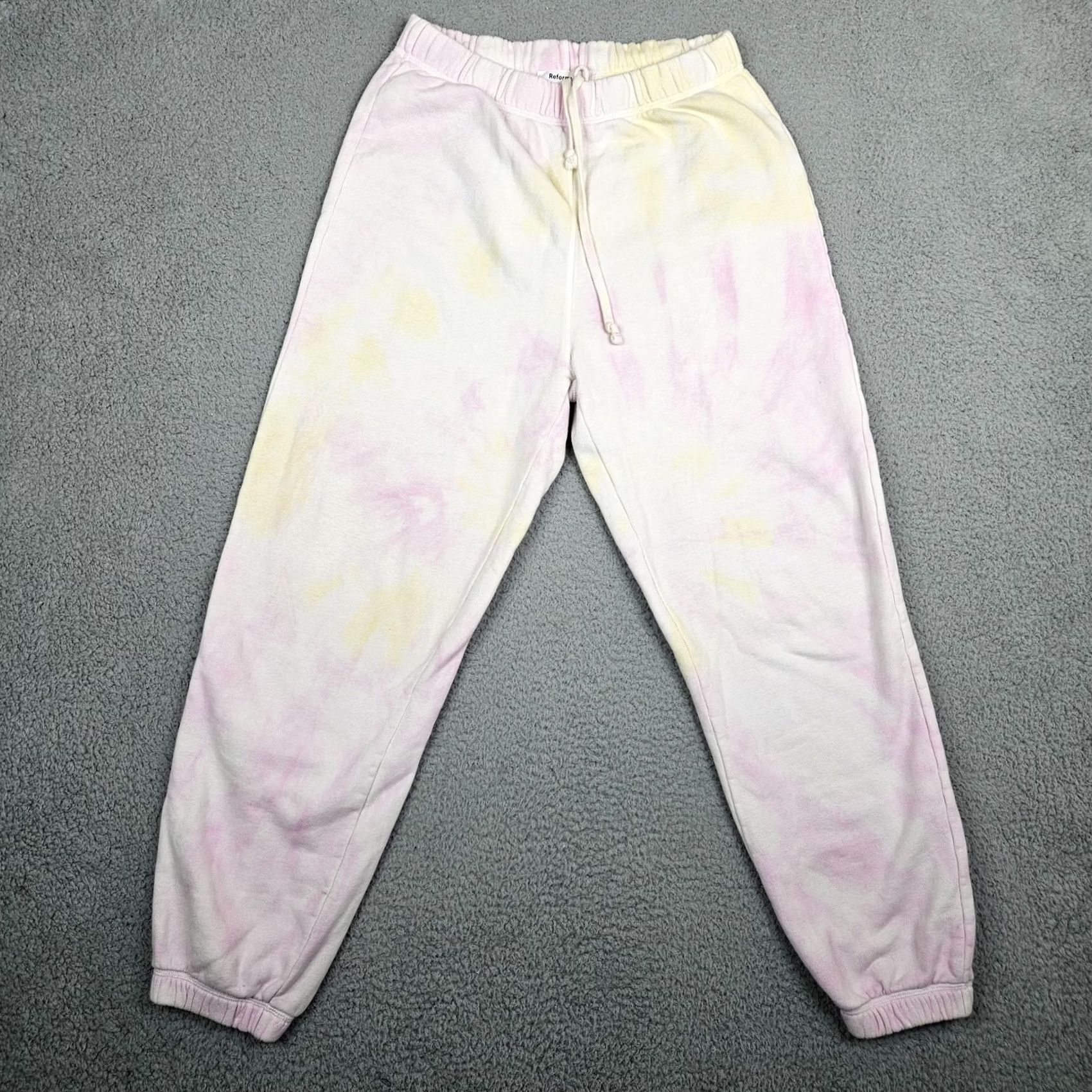 Reformation Reformation Women Jogger Pink tie-dye Organic cotton Size S Size 28" / US 6 / IT 42 - 3 Thumbnail