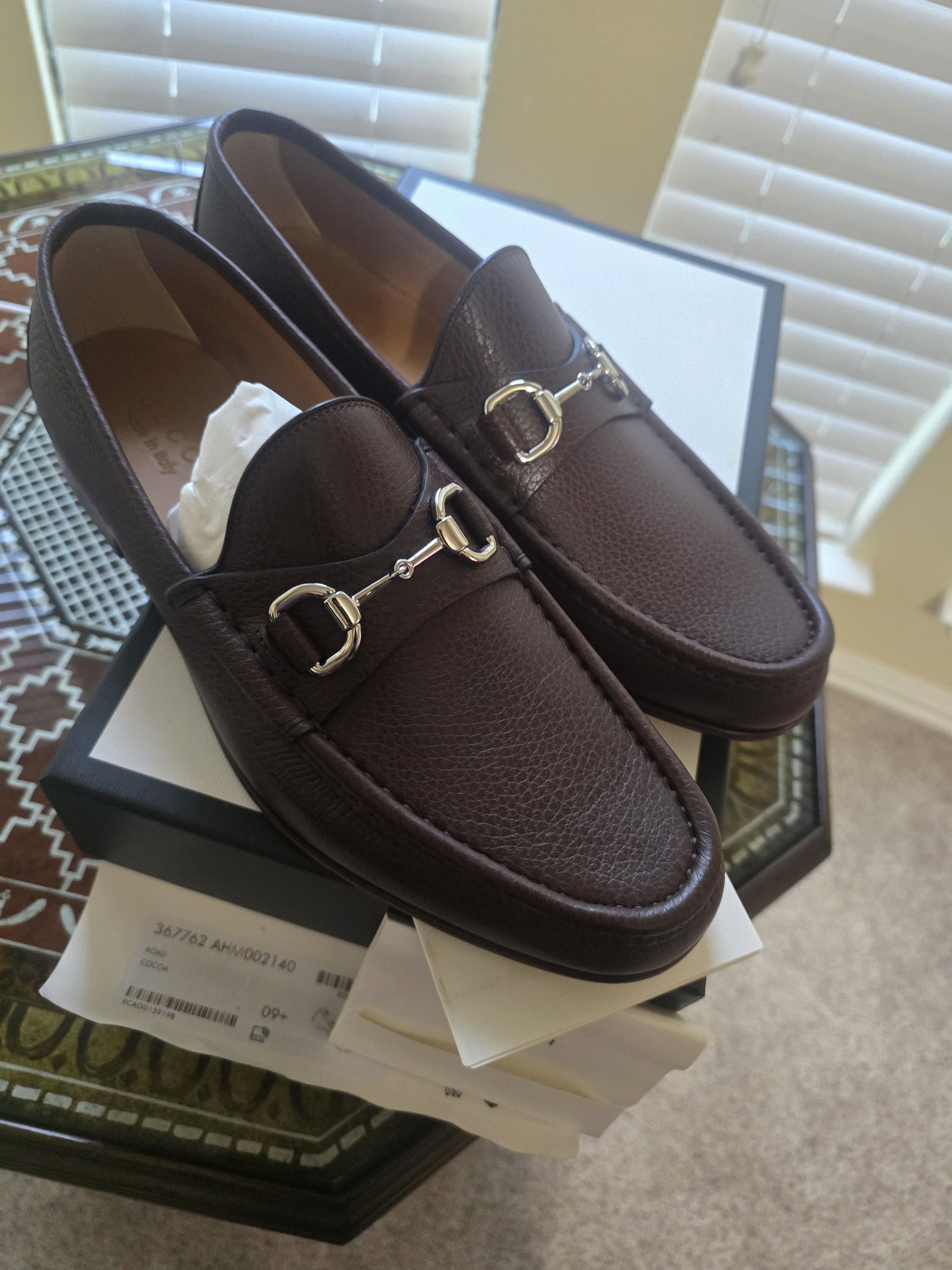 Gucci Gucci Brown Leather Horsebit Loafer Gucci Size 9.5/US10 NWT Size US 10 / EU 43 - 1 Thumbnail