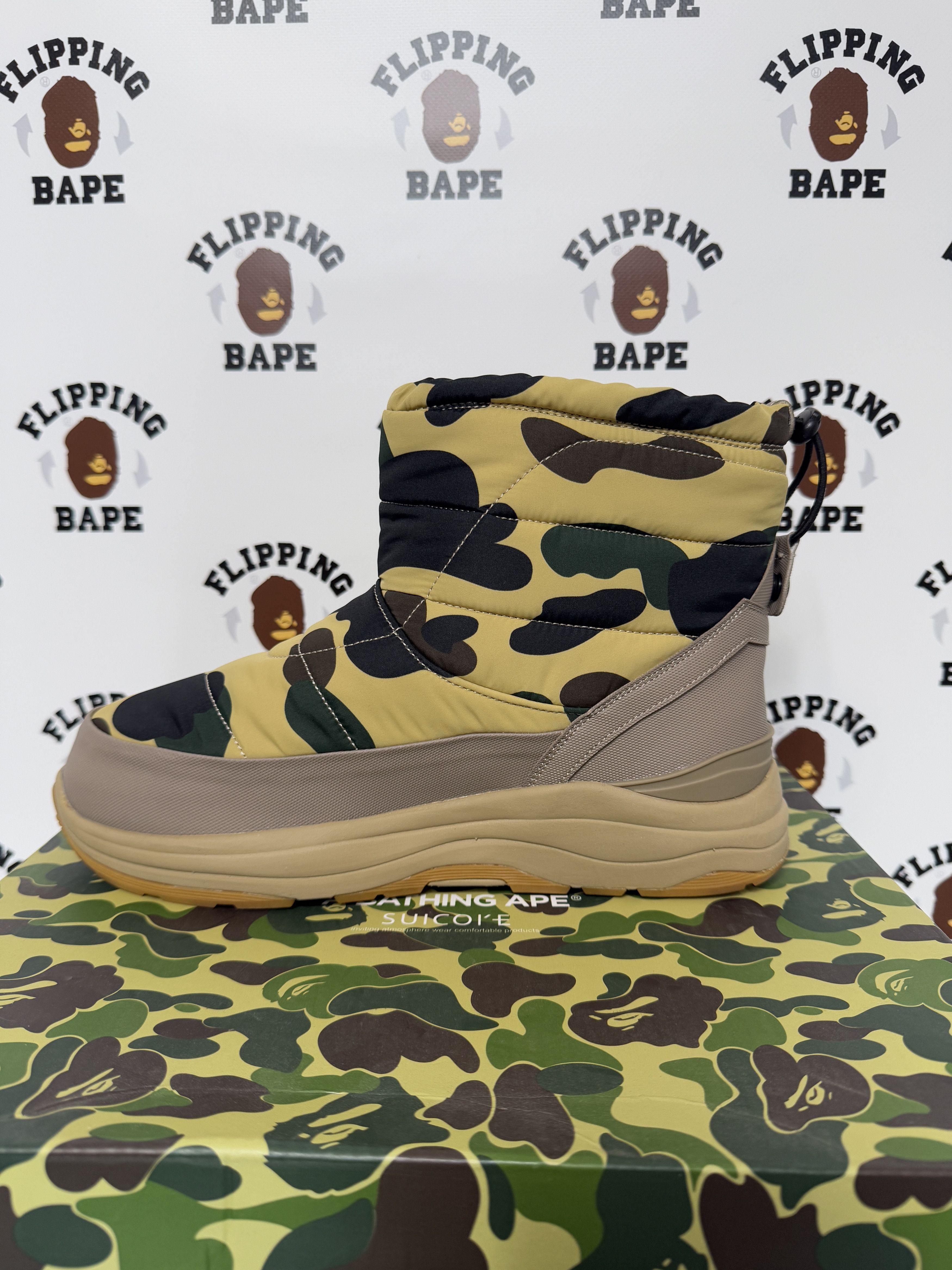 Bape × Suicoke BAPE X SUICOKE BOWER BOOTS YELLOW Size US 9 / EU 42 - 4 Thumbnail