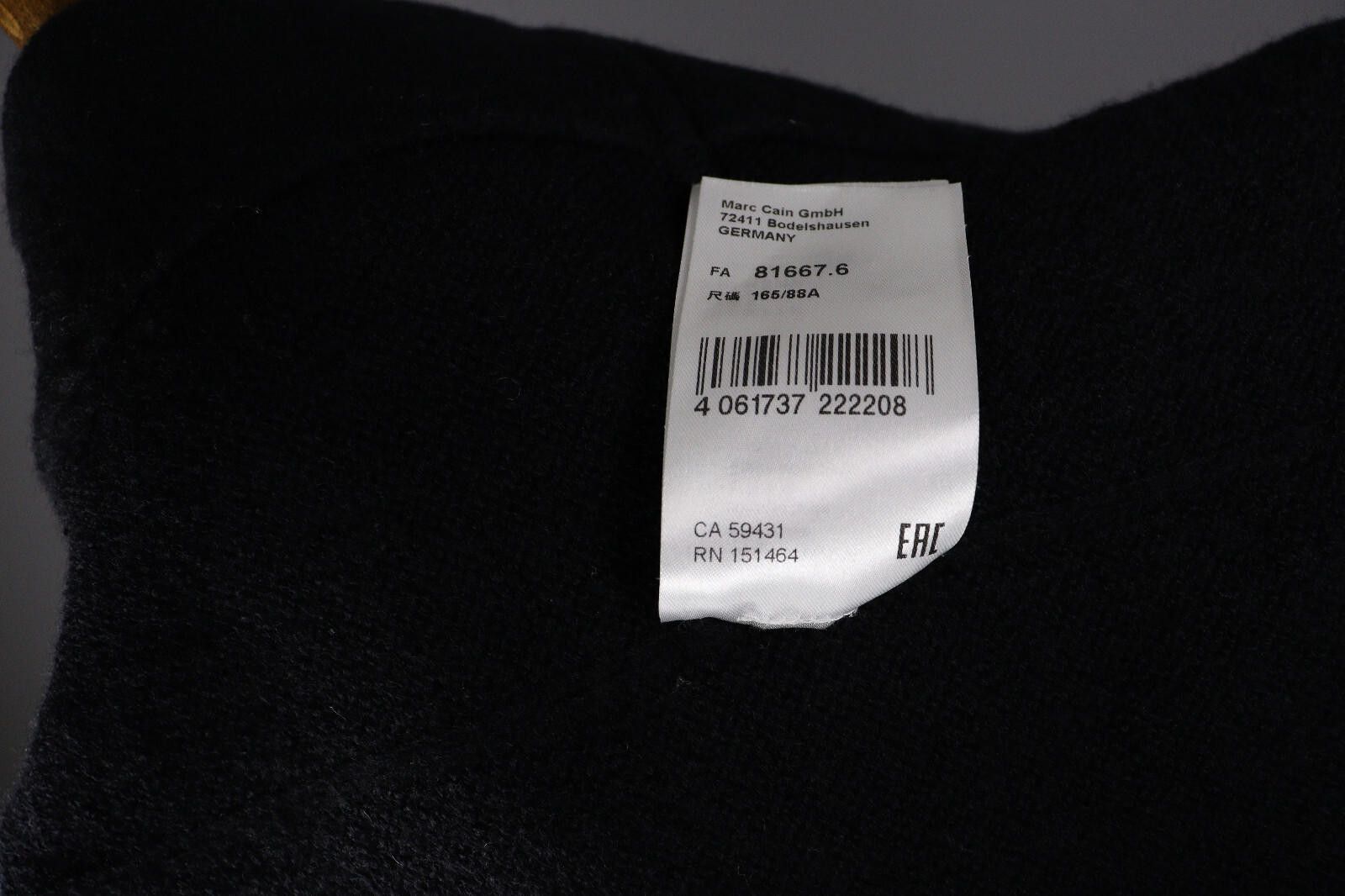Designer Marc Cain Wool Classic Basic Casual Blazer Jacket Size 3 Size M / US 6-8 / IT 42-44 - 12 Thumbnail