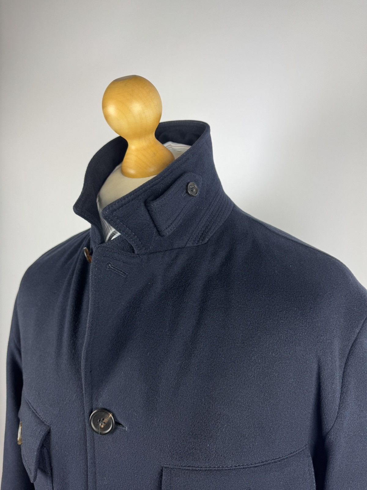 Hermes × Japanese Brand Hermes Coat Cashmere 13200€ Size US M / EU 48-50 / 2 - 11 Thumbnail