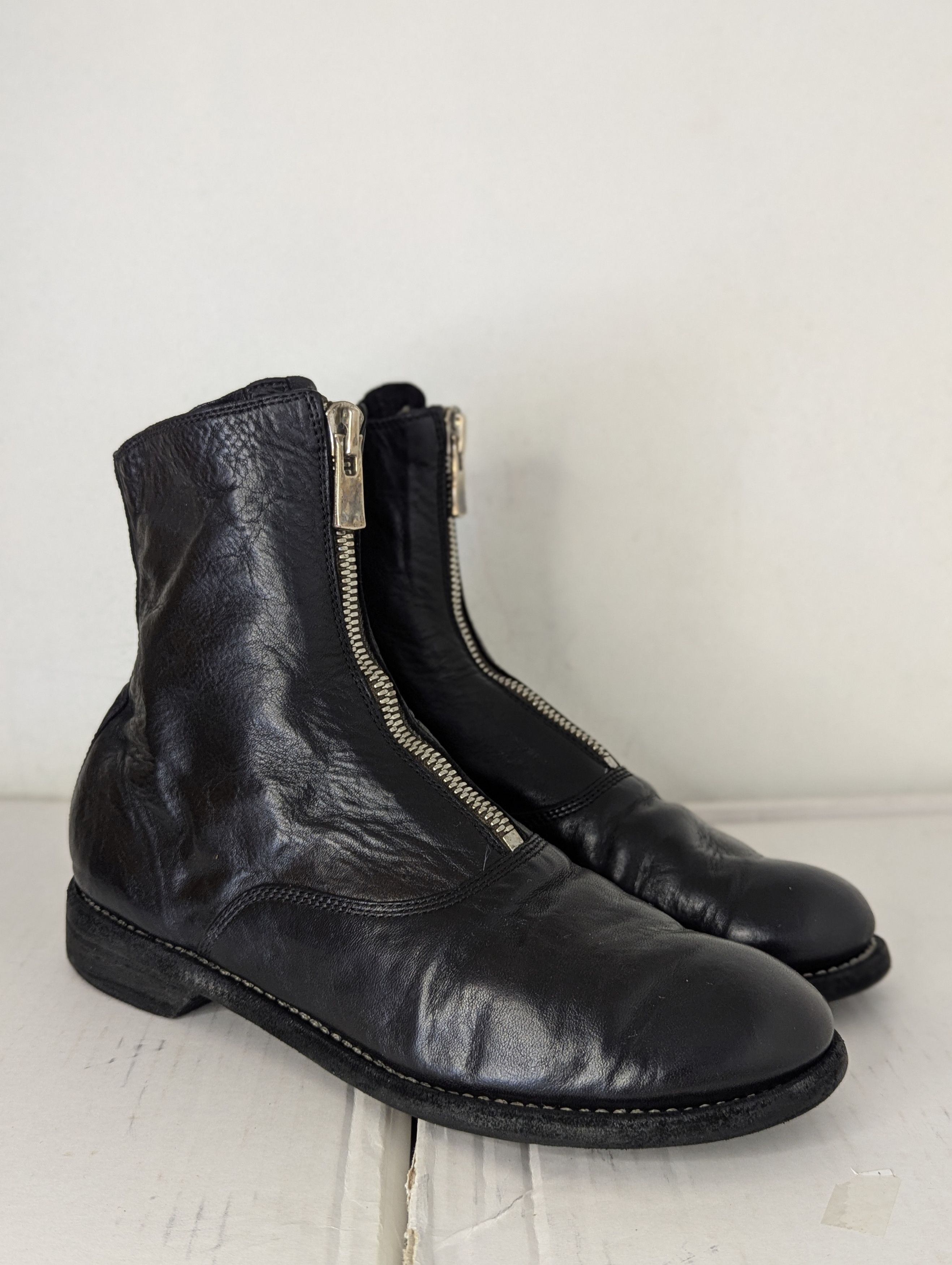 Guidi Guidi 210 Front-zip Full Grain Leather Boots | Grailed