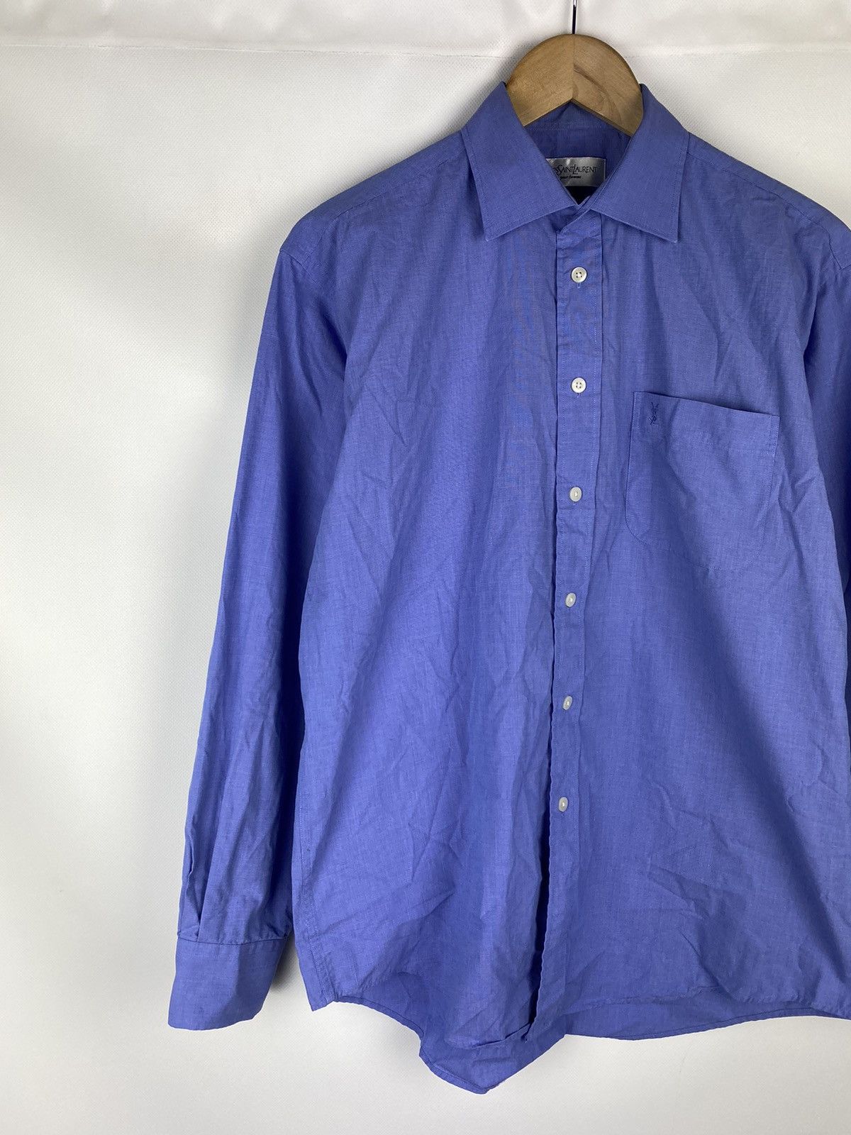 Yves Saint Laurent Yves Saint Lauren YSL men’s long sleeve button up shirt Size US L / EU 52-54 / 3 - 2 Thumbnail
