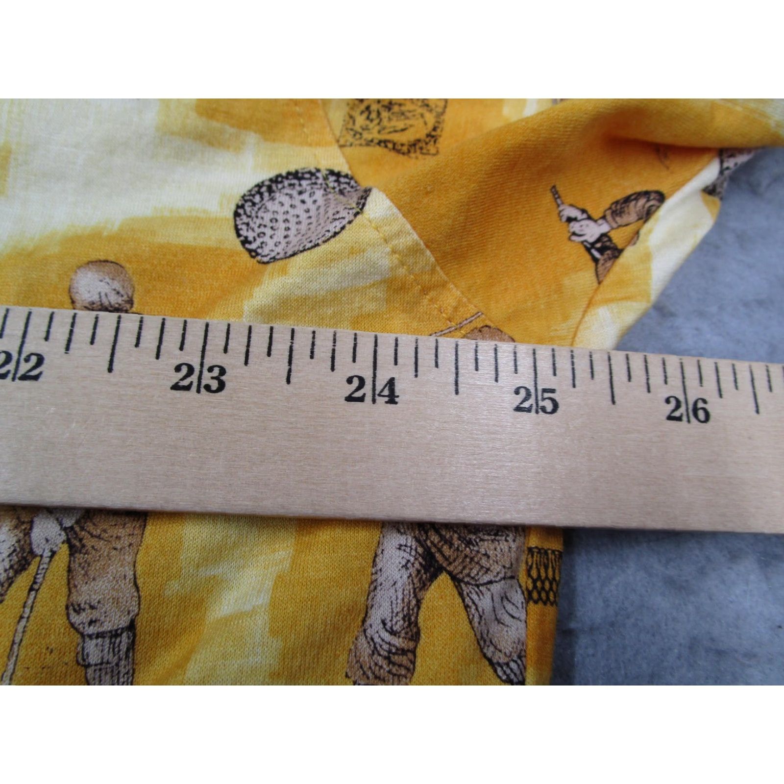 Lyle & Scott VINTAGE Lyle & Scott Polo Shirt Mens XL Yellow Golf All Over Print Made USA 90s Size US XL / EU 56 / 4 - 5 Thumbnail