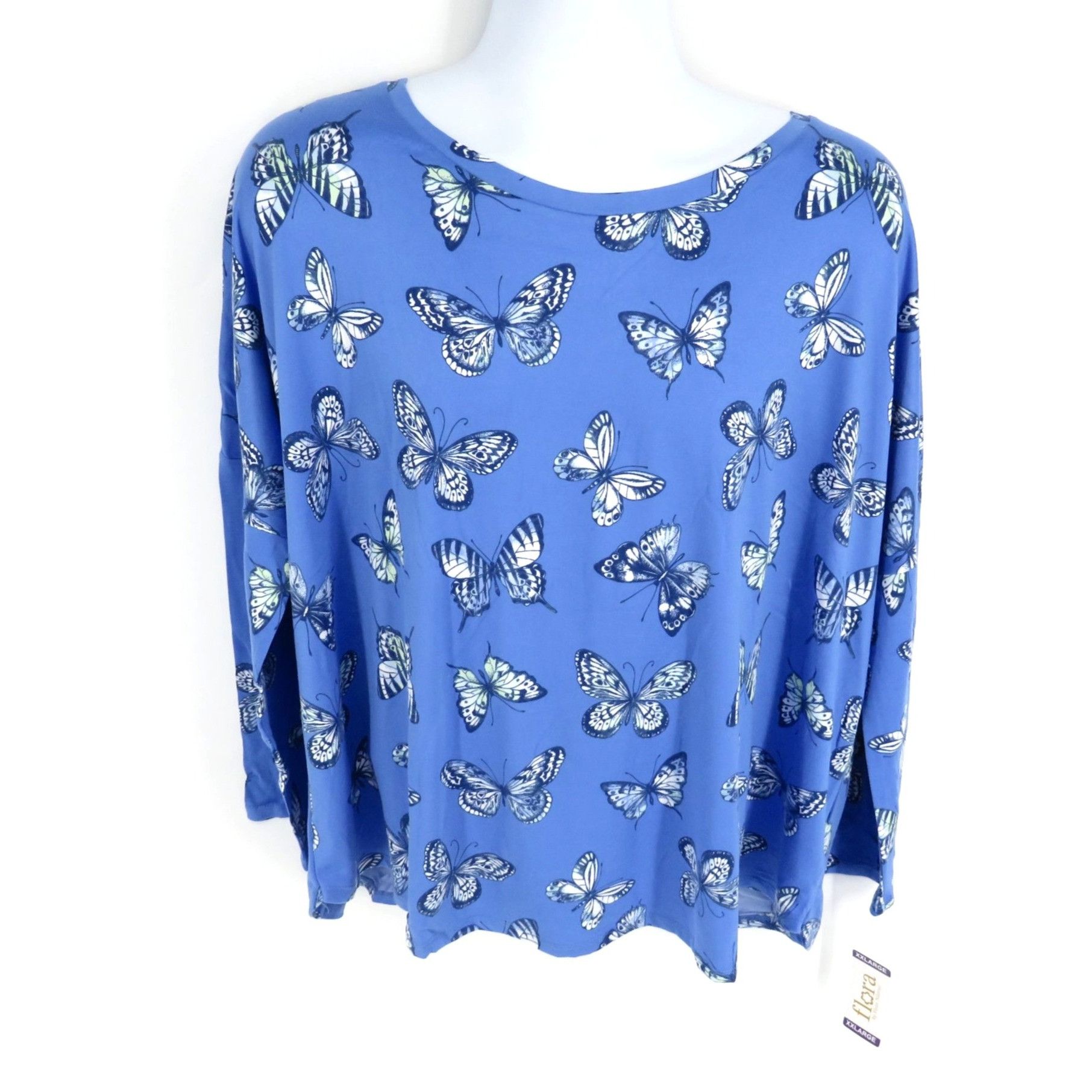 Other Flora Nikrooz Women's XXL Butterfly Print Lounge Set Top & S Size ONE SIZE - 2 Thumbnail