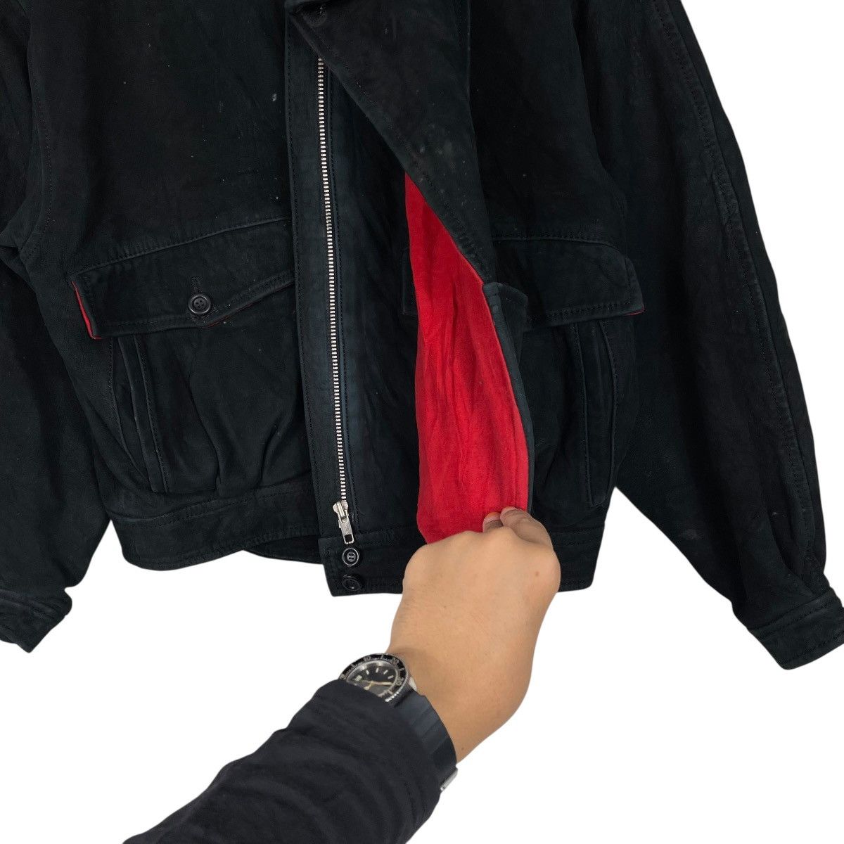 Japanese Brand Japanese Brand Scoop Black Bomber Jacket Size US M / EU 48-50 / 2 - 14 Thumbnail