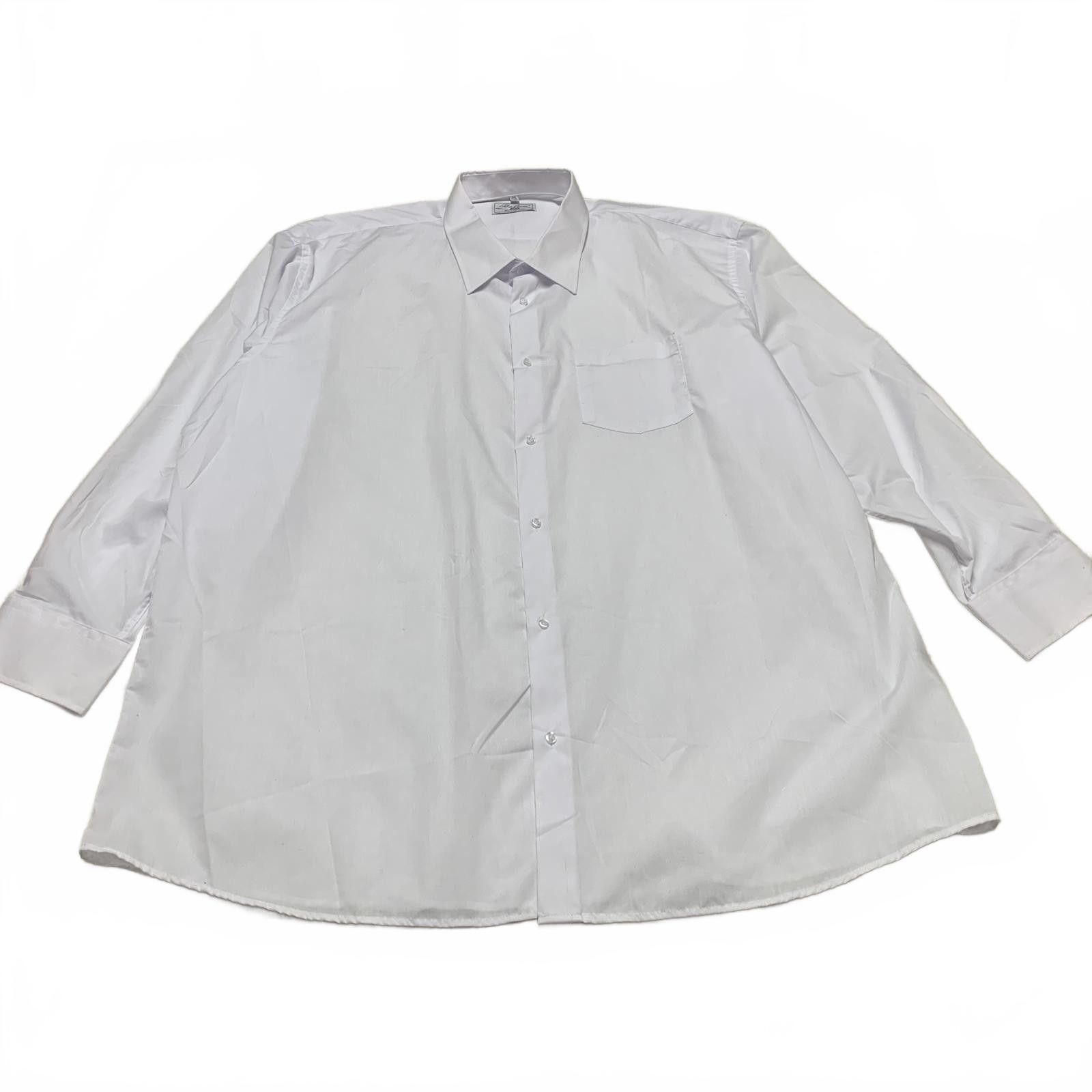 Other Boltini 4XL White Classic Fit Button Dress Shirt Size US XXL / EU 58 / 5 - 8 Thumbnail