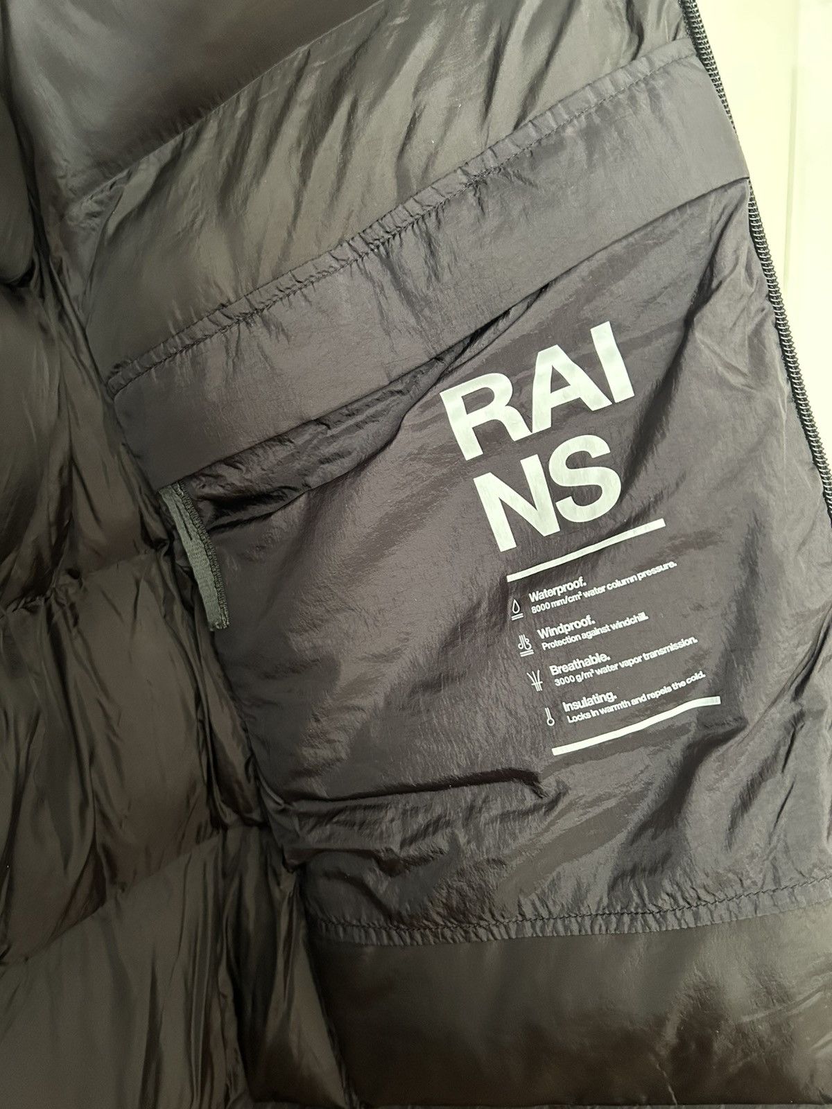 Rains RAINS Kevo Longer Puffer Jacket - Black / XS Size XS / US 0-2 / IT 36-38 - 8 Thumbnail