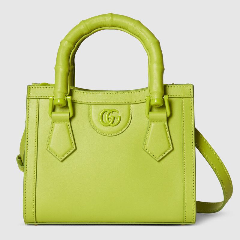 Gucci o1la5ras0526 Size: OS / Diana Small Tote Bag in Bright Green Size ONE SIZE - 1 Thumbnail