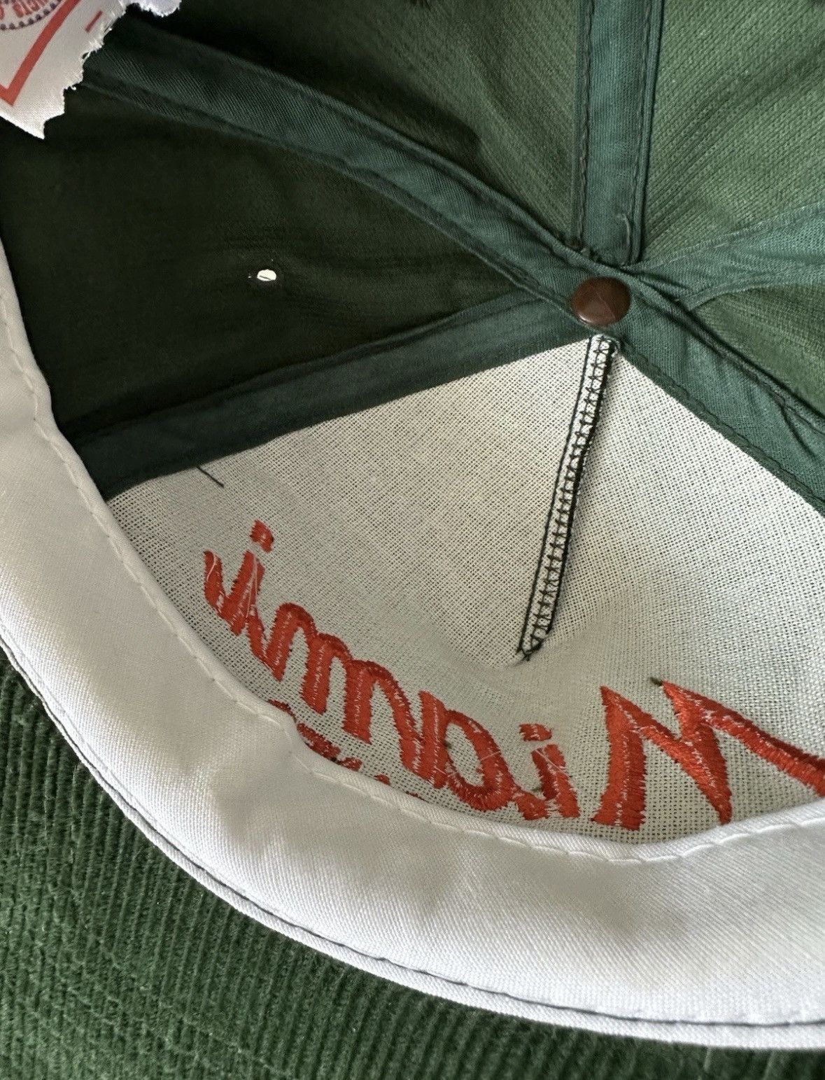 NCAA Sports Specialties Vintage 90s Miami Hurricanes SnapBack Hat Size ONE SIZE - 9 Thumbnail
