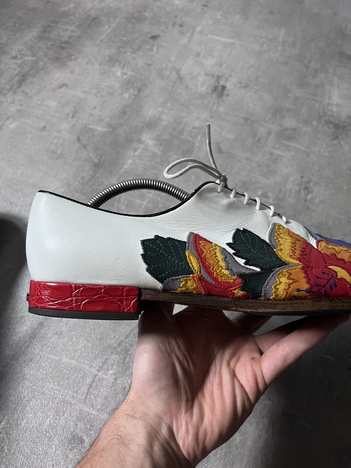 Gucci Gucci by Alessandro Michele floral leather boots Size US 9 / EU 42 - 16 Thumbnail