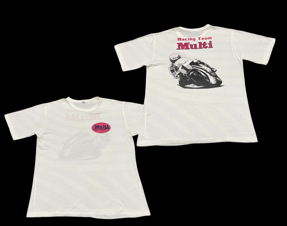 Japanese Brand 90s MULTI RACING TEAM GP MOTORS RARE DESIGN Size US S / EU 44-46 / 1 - 1 Thumbnail