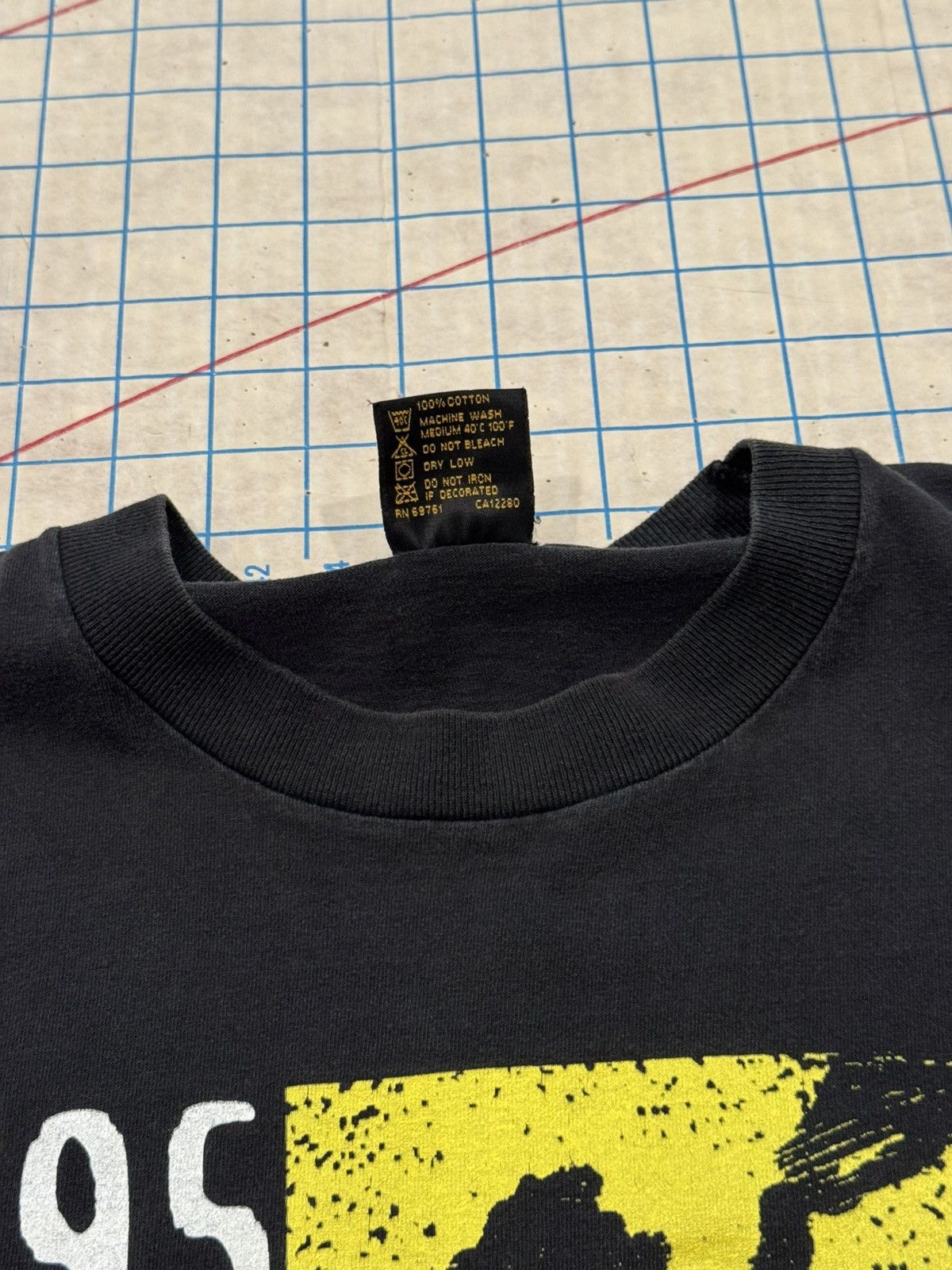 The Rolling Stones Vintage 94/95 The Rolling Stones World Tour Tee Brockum XL Size US XL / EU 56 / 4 - 5 Thumbnail