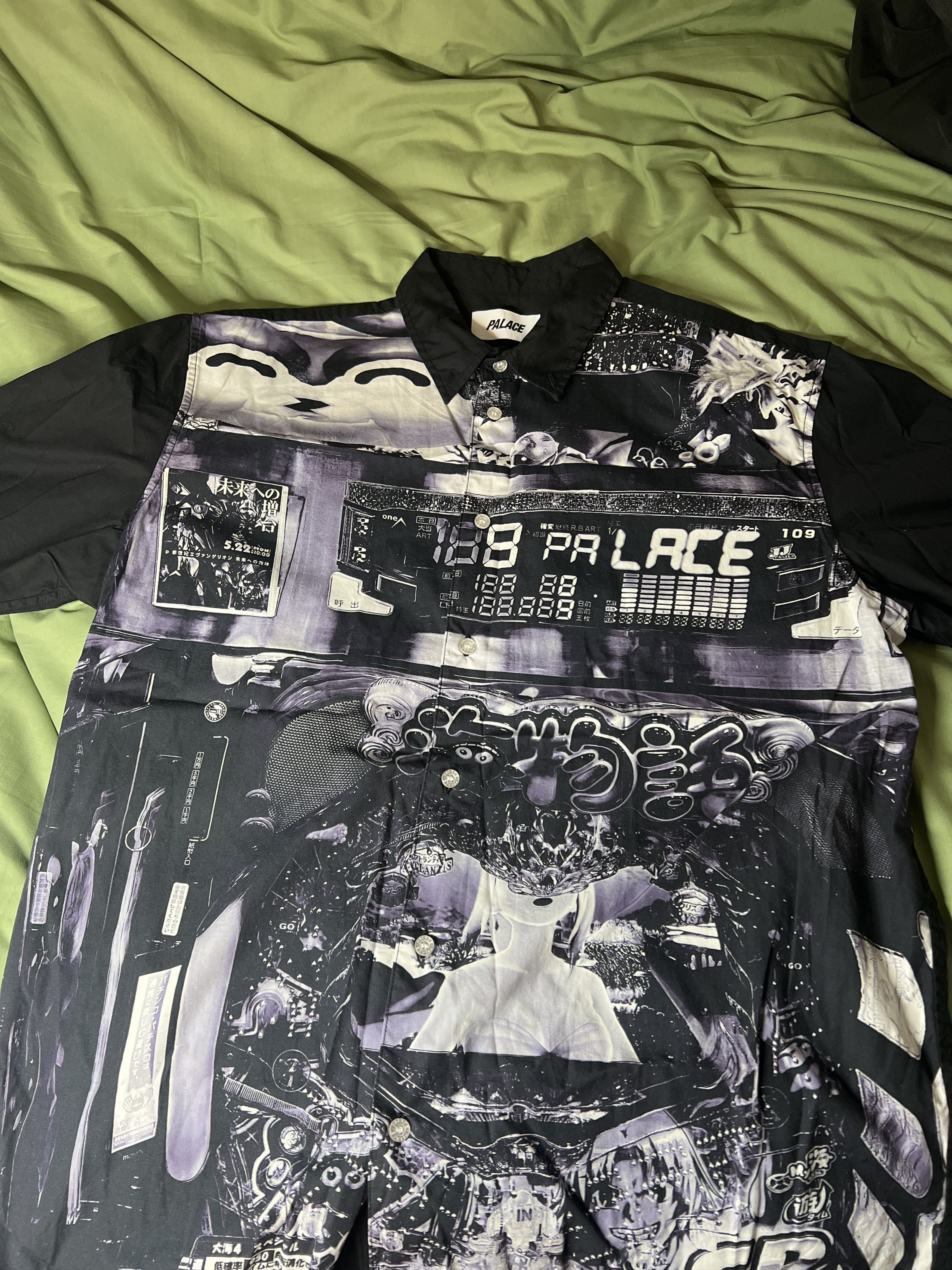 Palace Palace Neighborhood Shirt Grey Ombre Plaid | Grailed