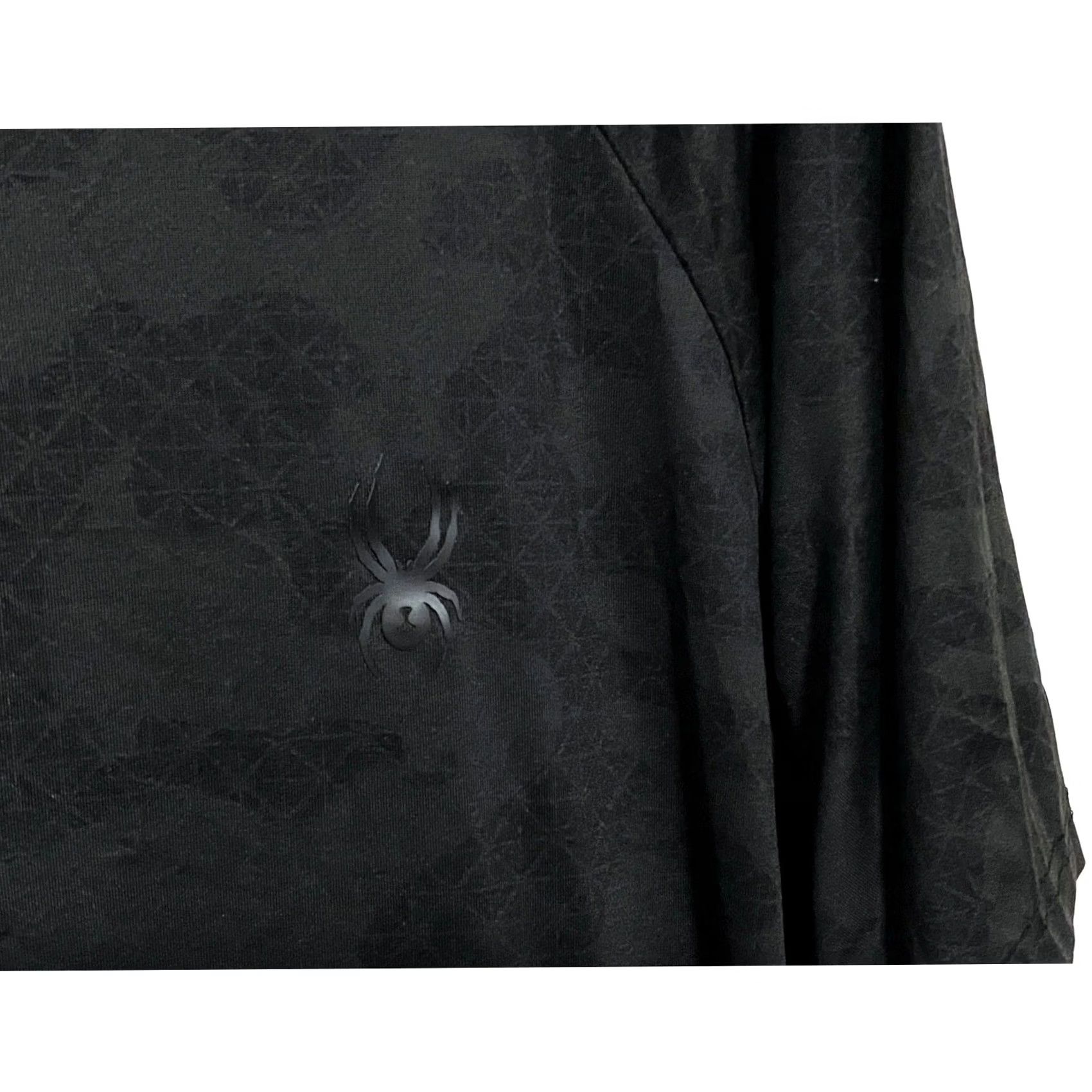 Spyder Spyder Shirt Mens L Black Camouflage Short Sleeve Athletic Run ProW Span 91% Polyester 9% Spandex Athleisure Gym Workout Movement Casual Activewear Size US L / EU 52-54 / 3 - 3 Thumbnail