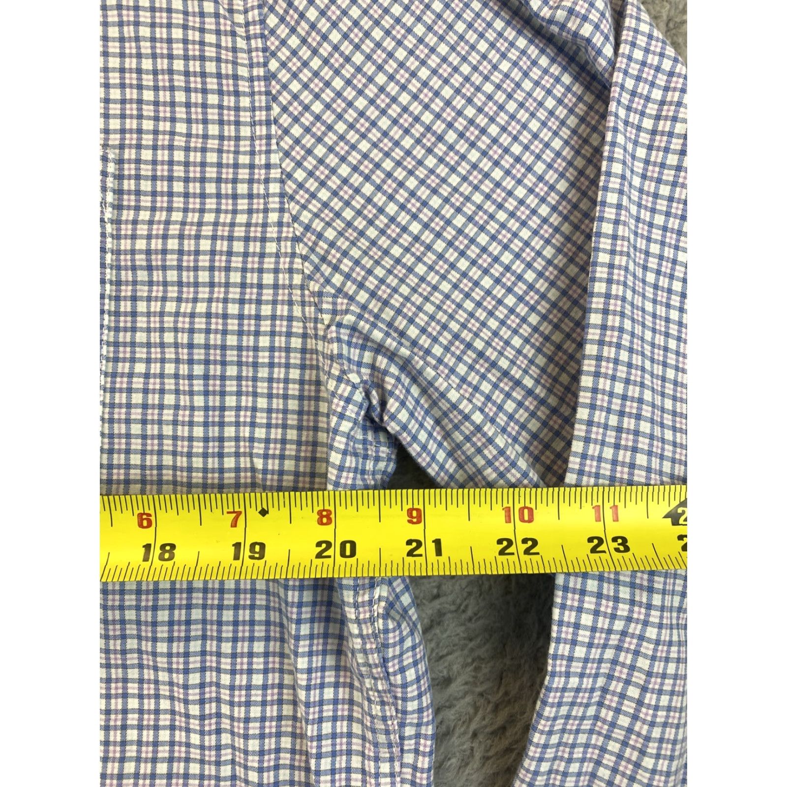 Nat Nast NAT NAST Classic Check Long Sleeve Button-Up Shirt Mens Large Blue White Size US L / EU 52-54 / 3 - 5 Thumbnail