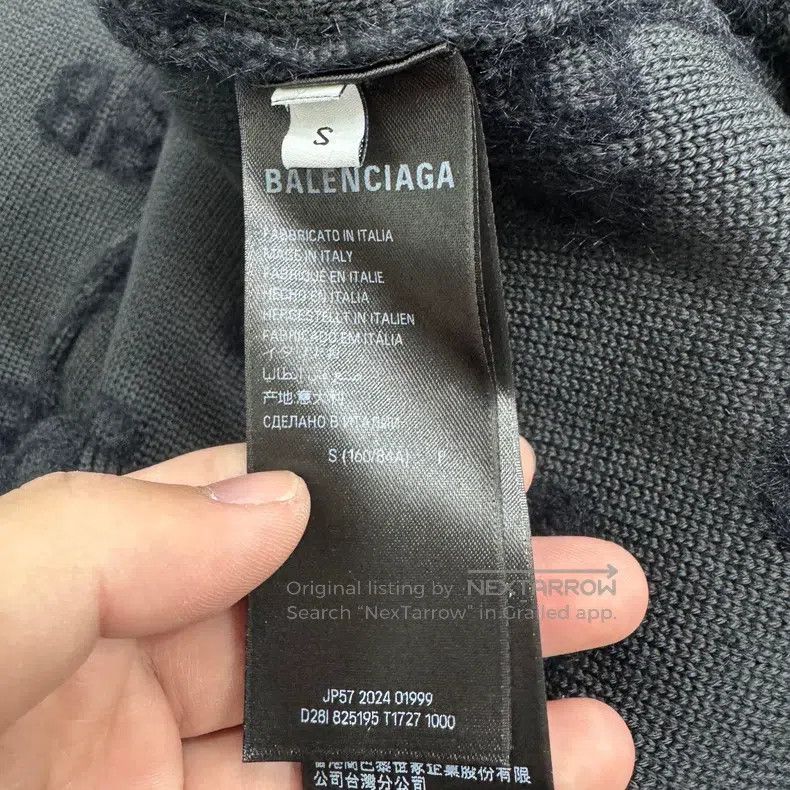 Balenciaga Balenciaga All-Over Printed Double B Cardigan Size US S / EU 44-46 / 1 - 3 Thumbnail