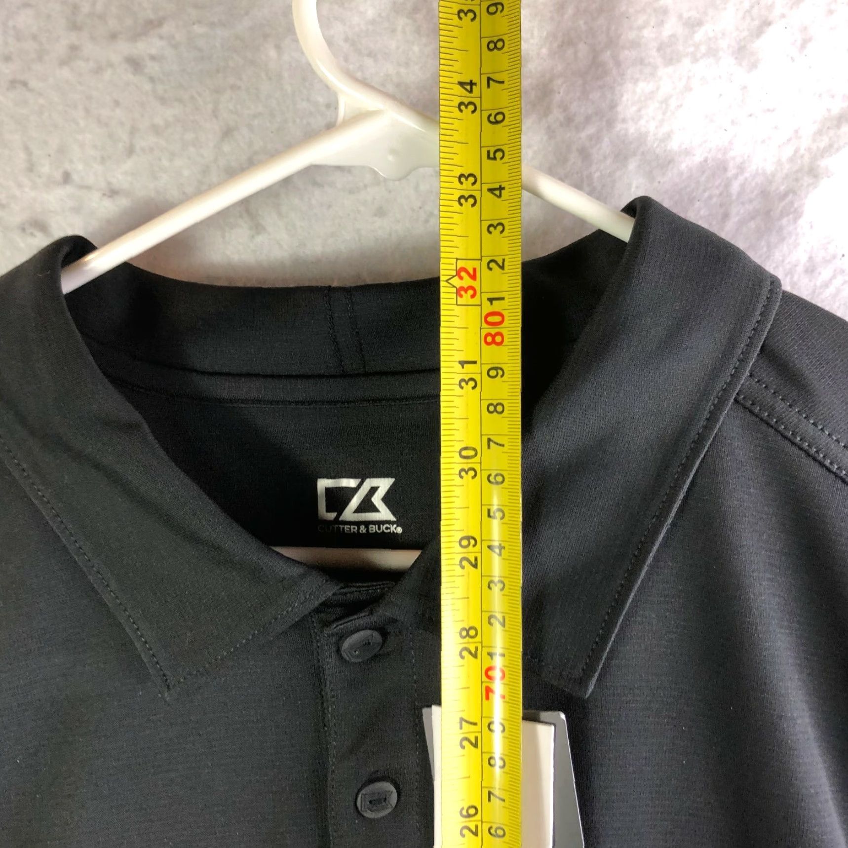 Cutter & Buck Cutter & Buck Drytec 50UFP+ Mens XXL Black Short Sleeve Pullover Shirt Size US XXL / EU 58 / 5 - 4 Thumbnail