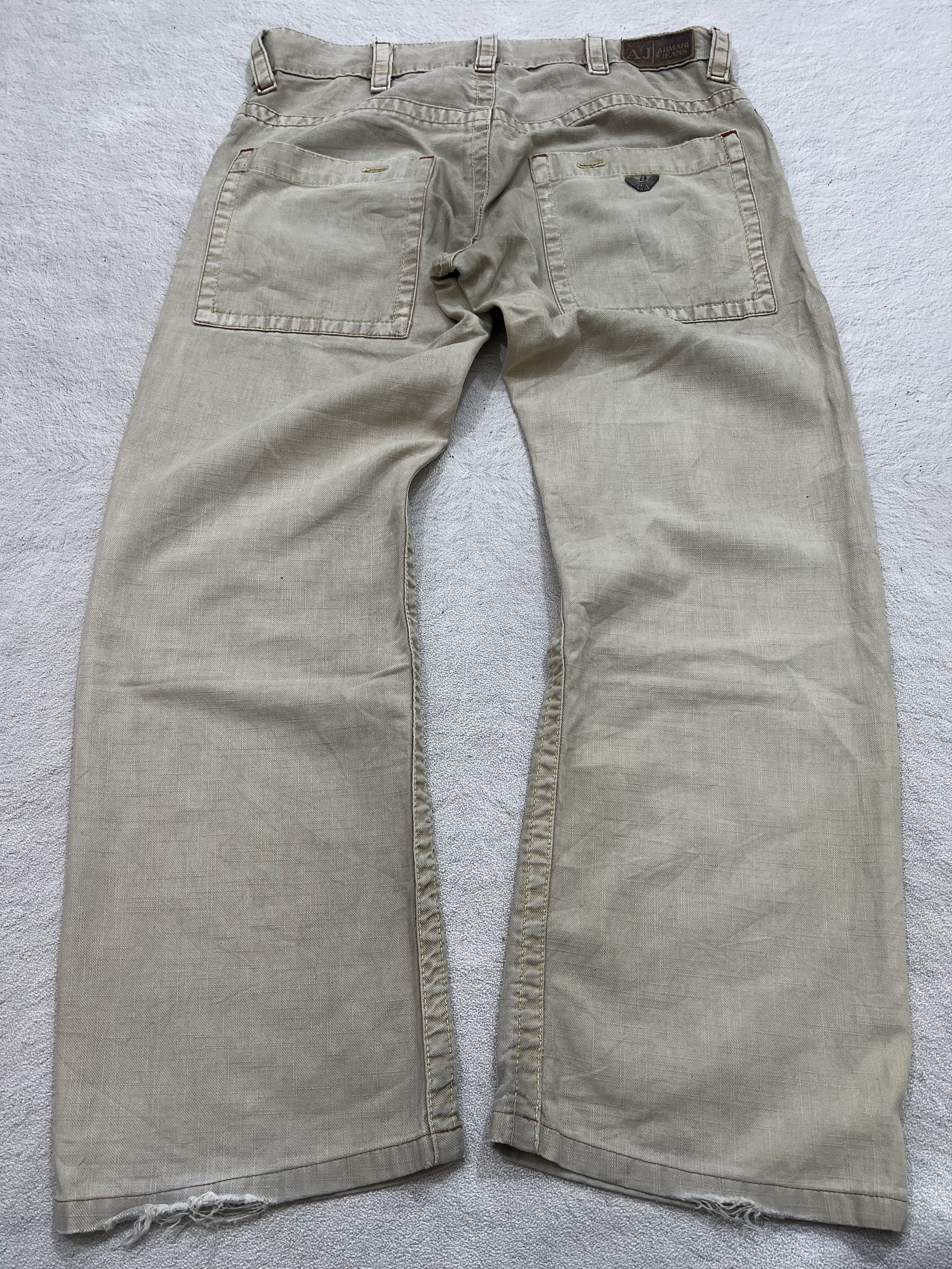 Armani 2000s Armani Jeans GA Wash Baggy y2k Lgb Ifsix Size US 34 / EU 50 - 2 Thumbnail