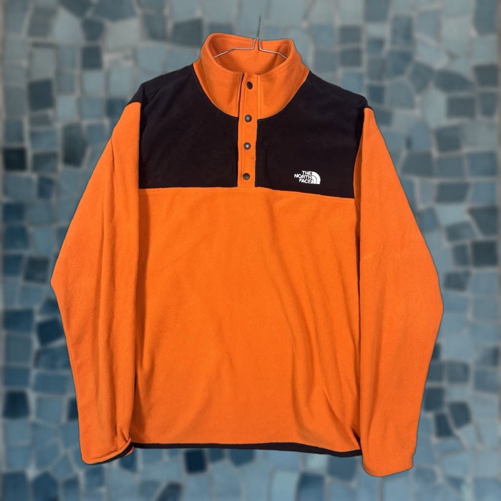The North Face The North Face Glacier 1/4 Snap Neck Men's L Pullover Jacket Fleece Orange Size US L / EU 52-54 / 3 - 1 Thumbnail