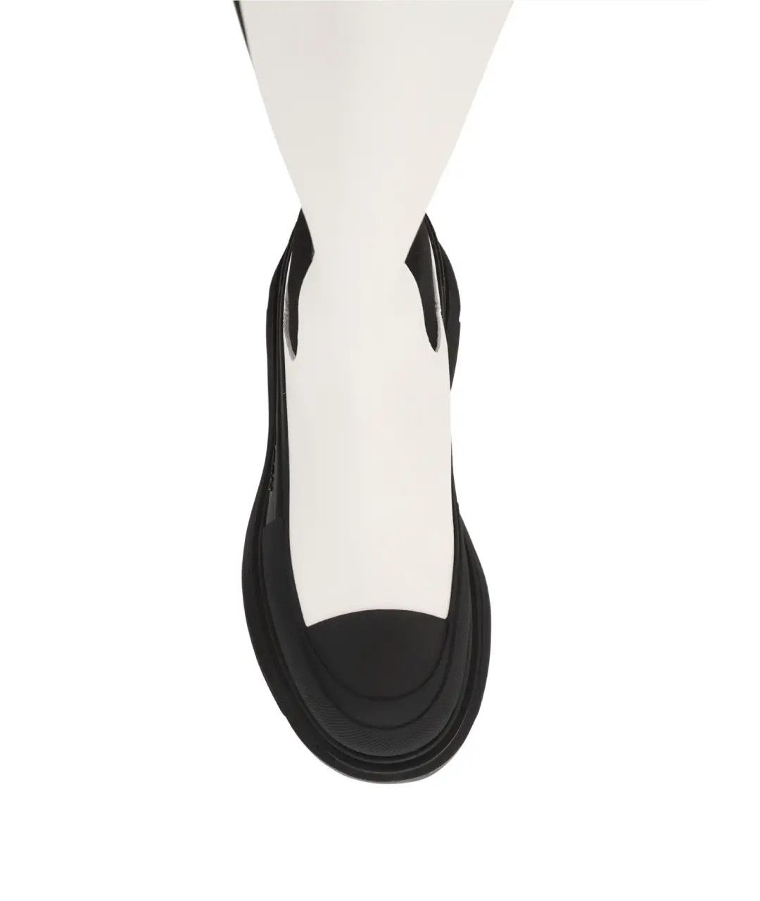 Alexander McQueen o1y0225 Boots in Black & White Size US 7 / IT 37 - 2 Thumbnail