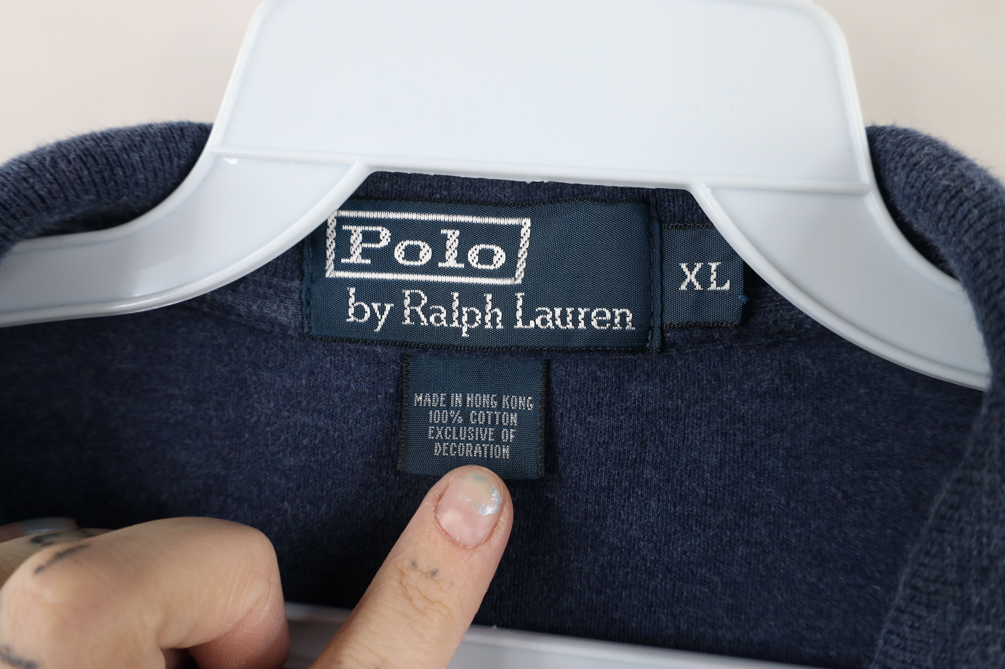 Ralph Lauren × Vintage Vintage 90s Ralph Lauren Soft Touch Collared Golf Polo Shirt Size US XL / EU 56 / 4 - 8 Thumbnail