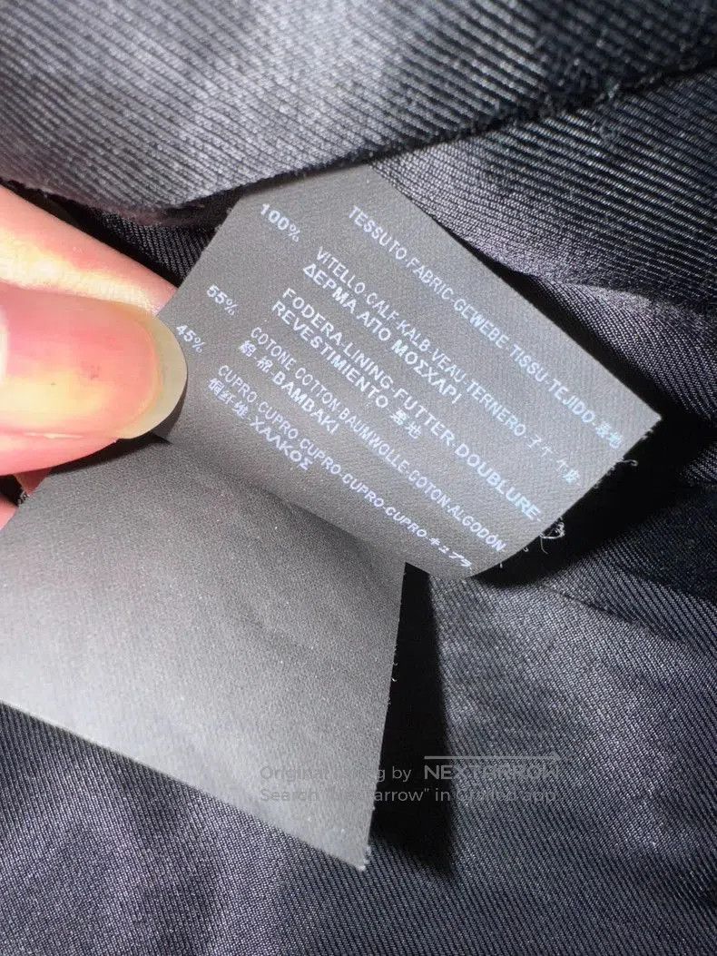 Saint Laurent Paris Saint Laurent Black Leather Jacket with Diamonds. Size US M / EU 48-50 / 2 - 6 Thumbnail
