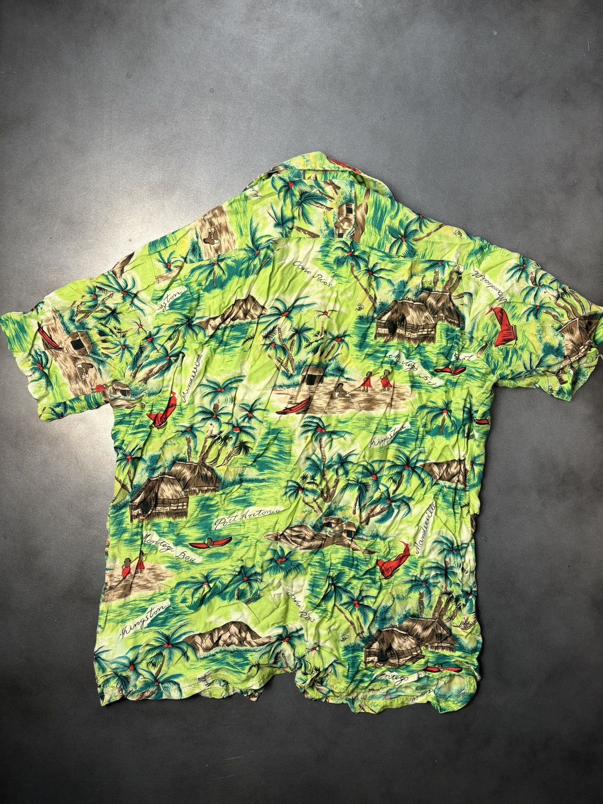 Vintage True Vintage Hawaiian Shirt ALP 1960s Polo Short Sleeve 60s Size US S / EU 44-46 / 1 - 6 Thumbnail