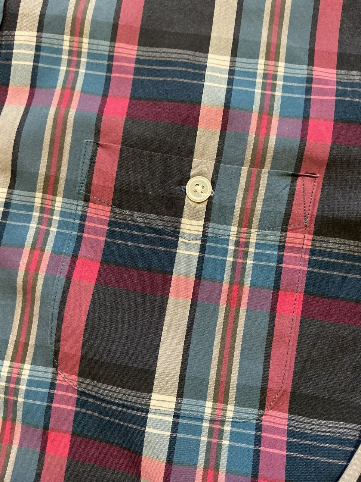 Todd Snyder Todd Snyder New York Tailored Plaid Pocket Button Shirt Size US L / EU 52-54 / 3 - 6 Thumbnail