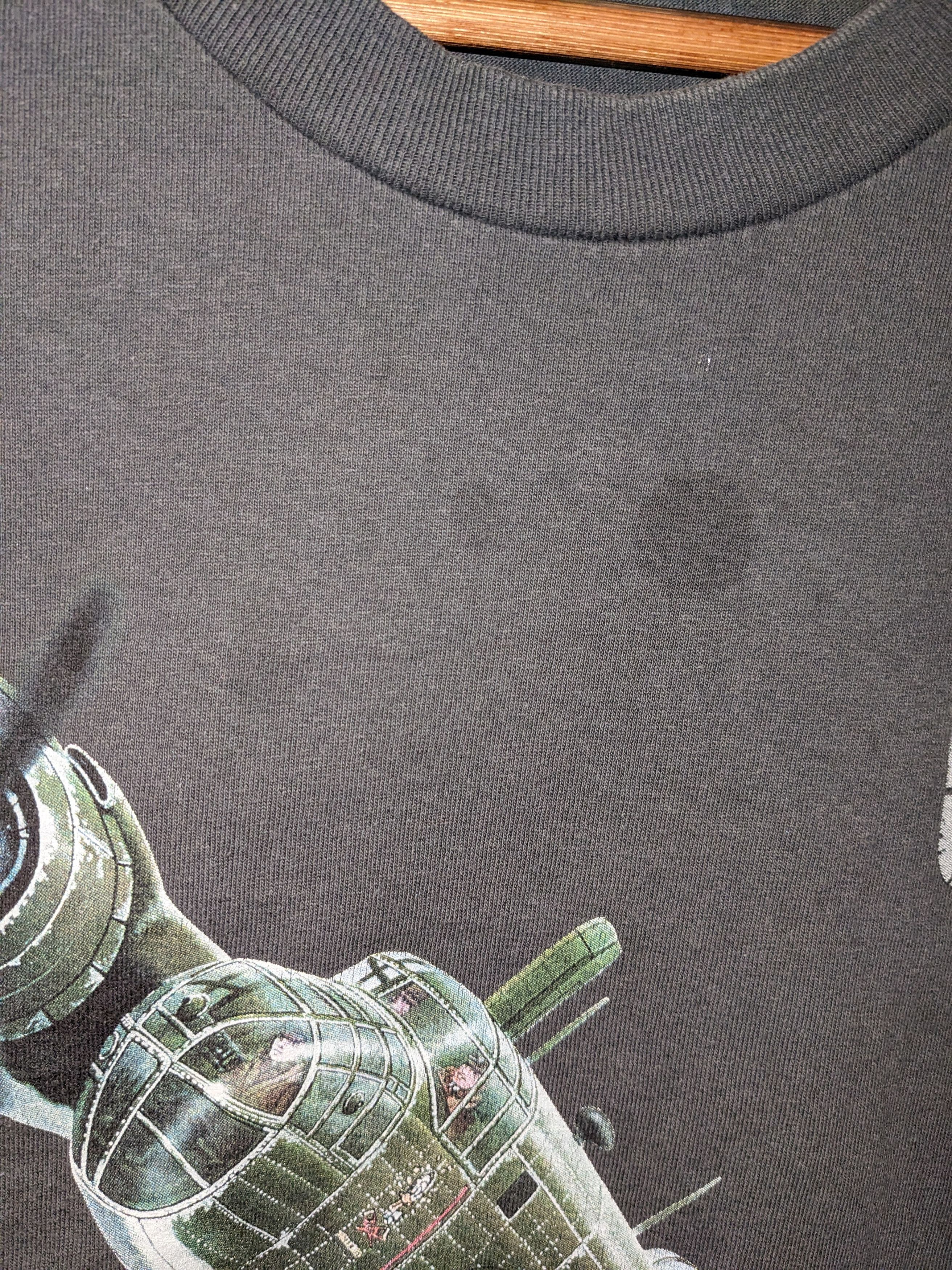 Vintage Vintage Y2K B-25 Mitchell Airplane Warfare X-Large T-Shirt Size US XL / EU 56 / 4 - 4 Thumbnail