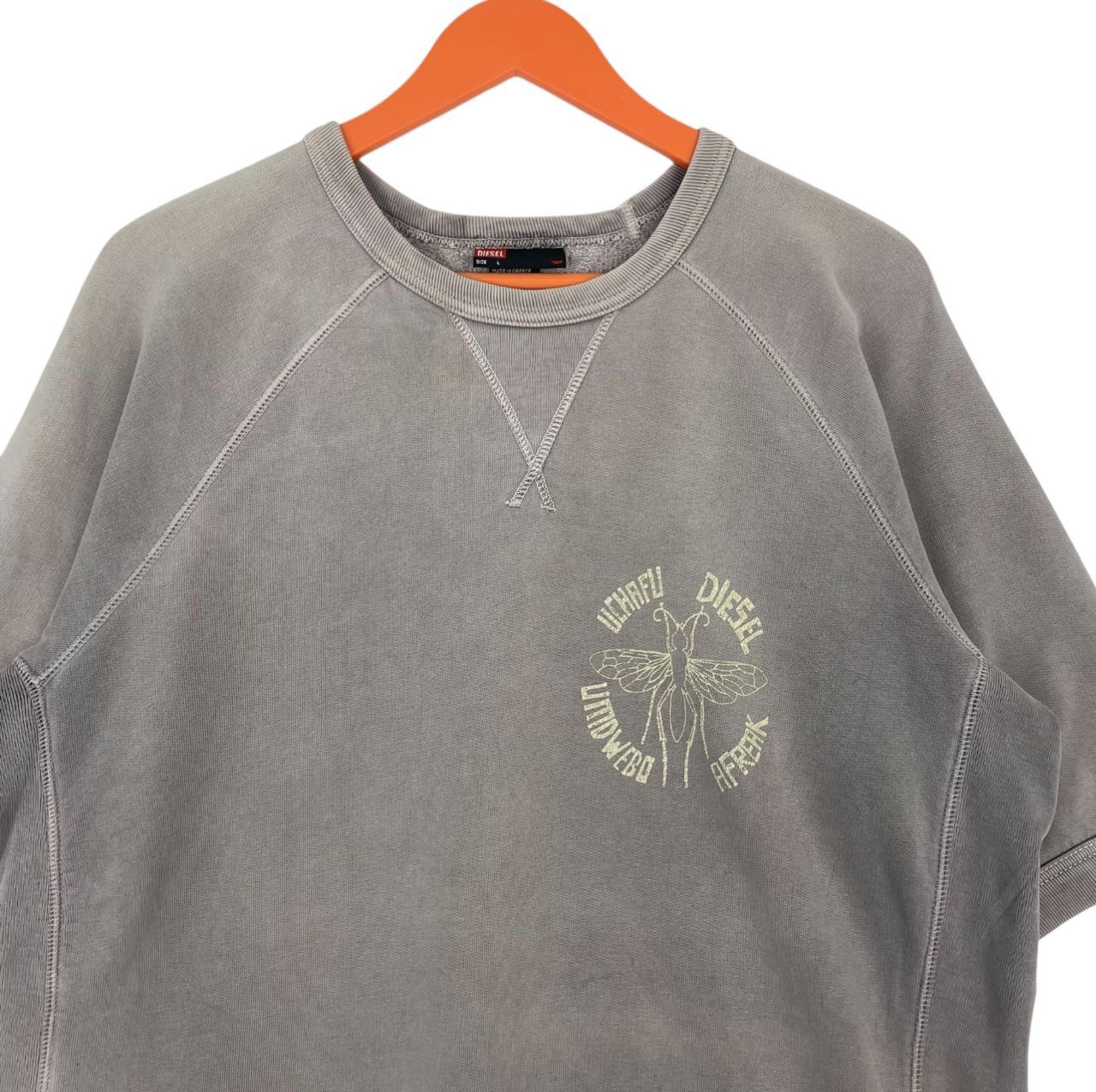 Diesel Vintag Diesel Short Sleeve Pullover Sweatshirt Size US L / EU 52-54 / 3 - 4 Thumbnail